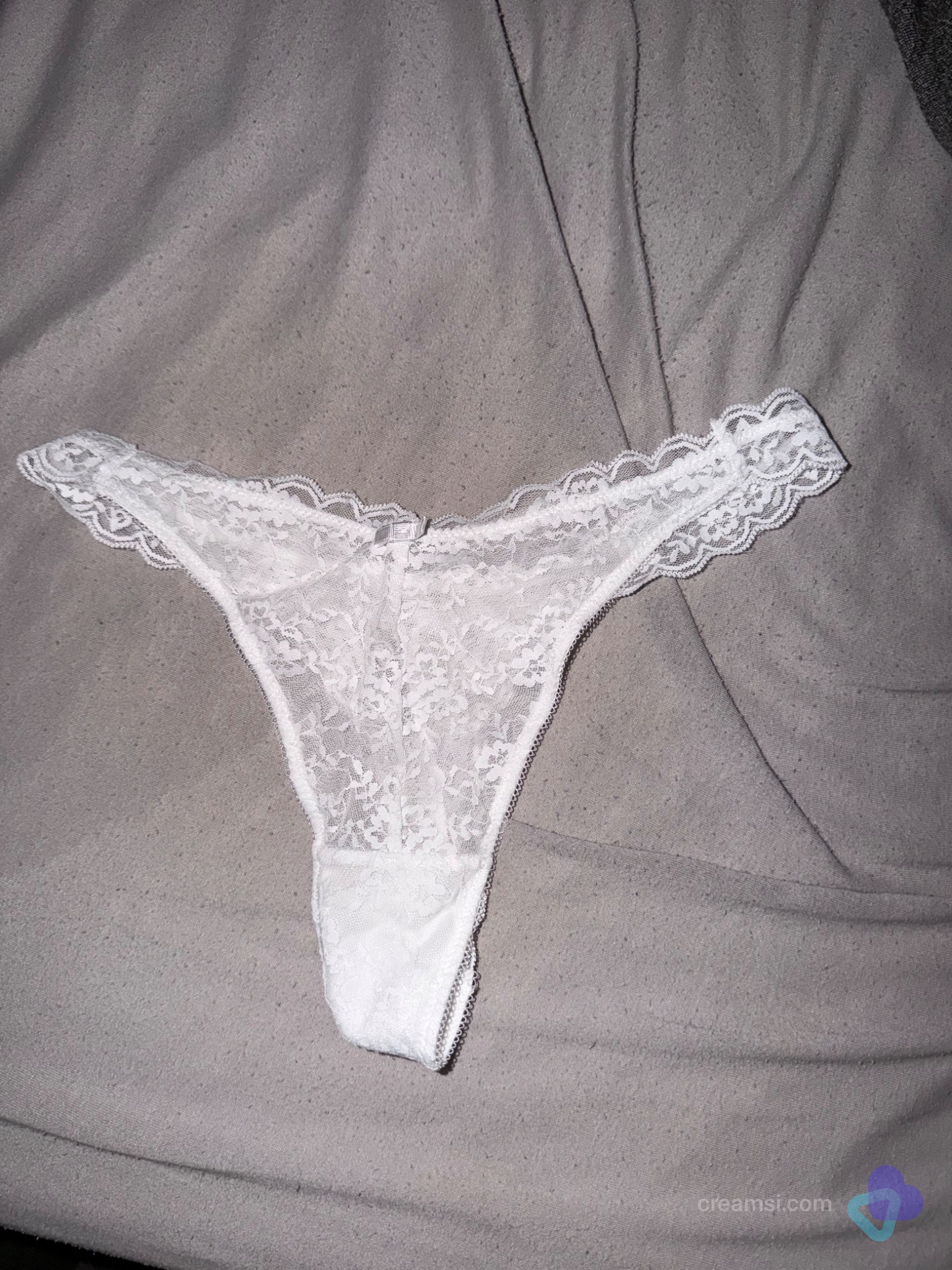 Weißer String Tanga