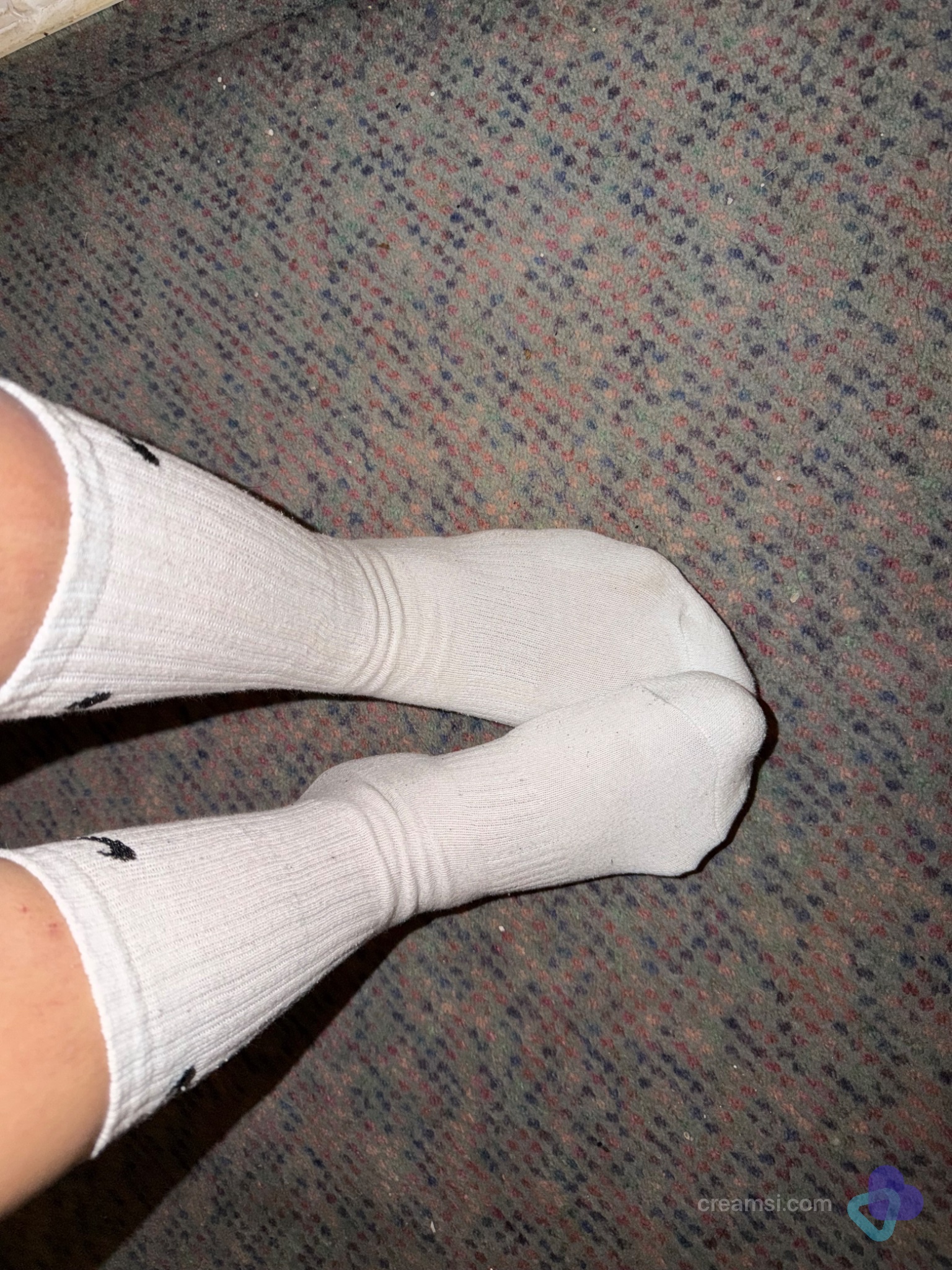 Weiße Nike Socken, Größe 38-41