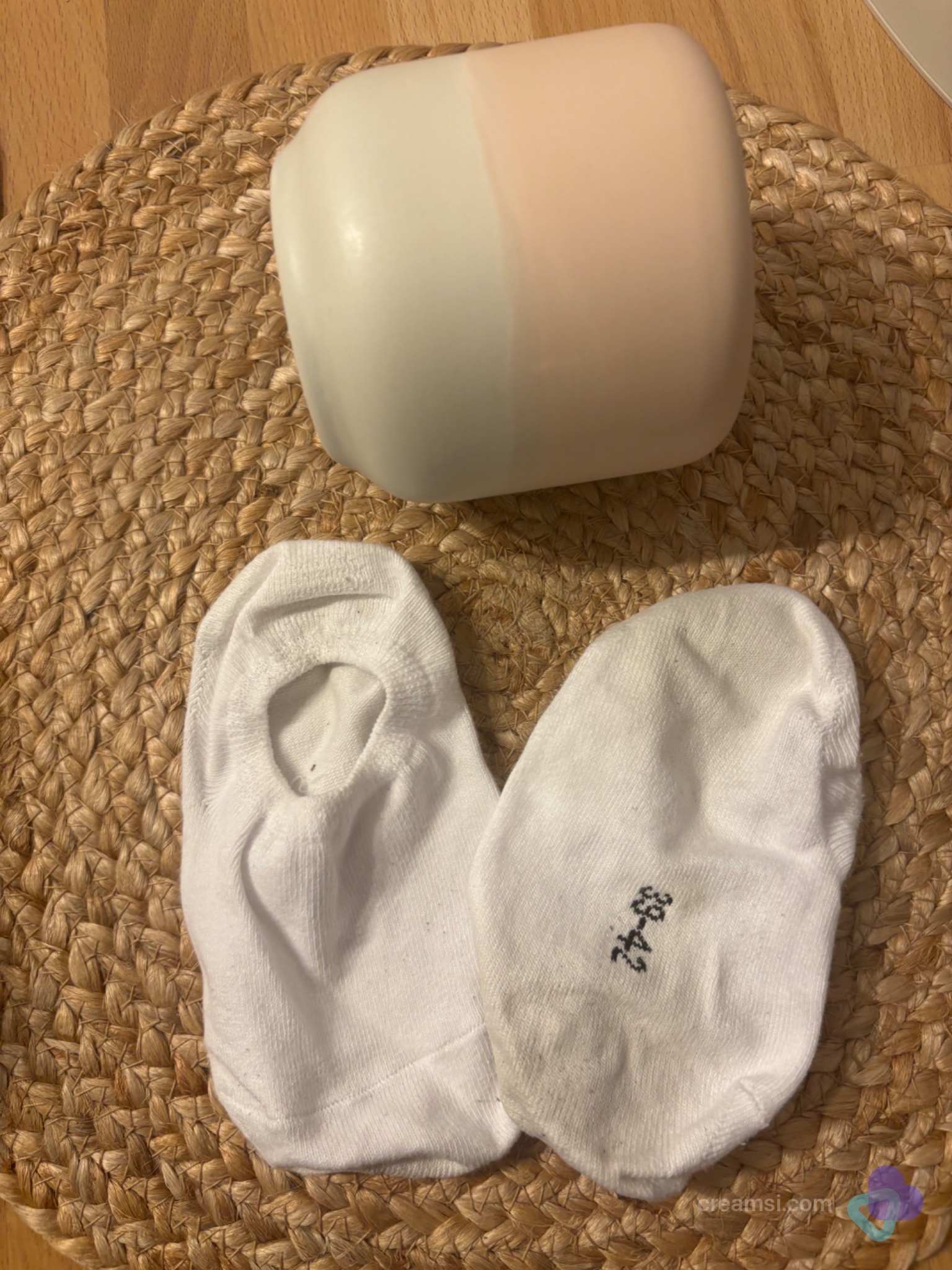 Weiße Sneaker Socken