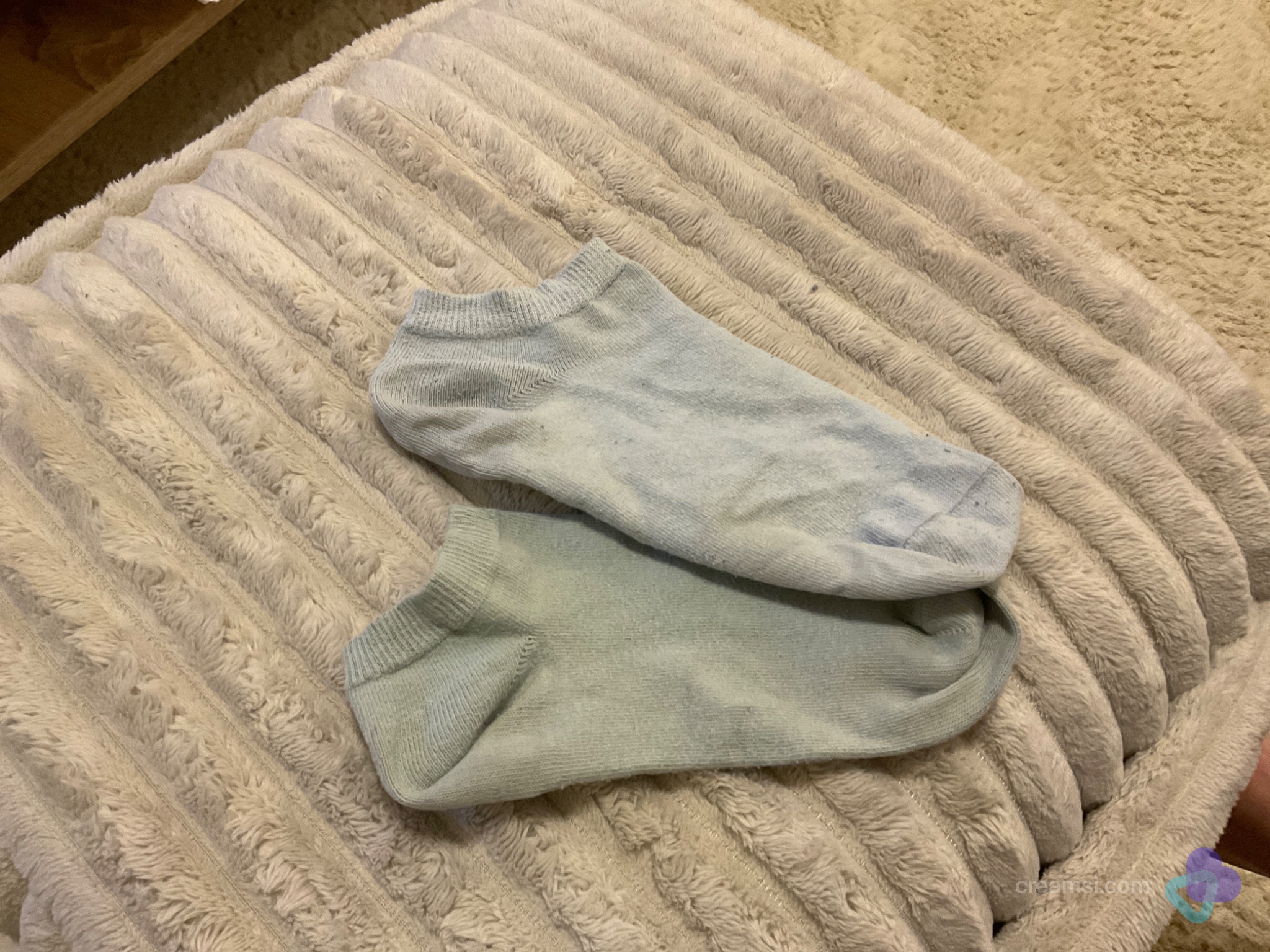 Getragene Gym Socken