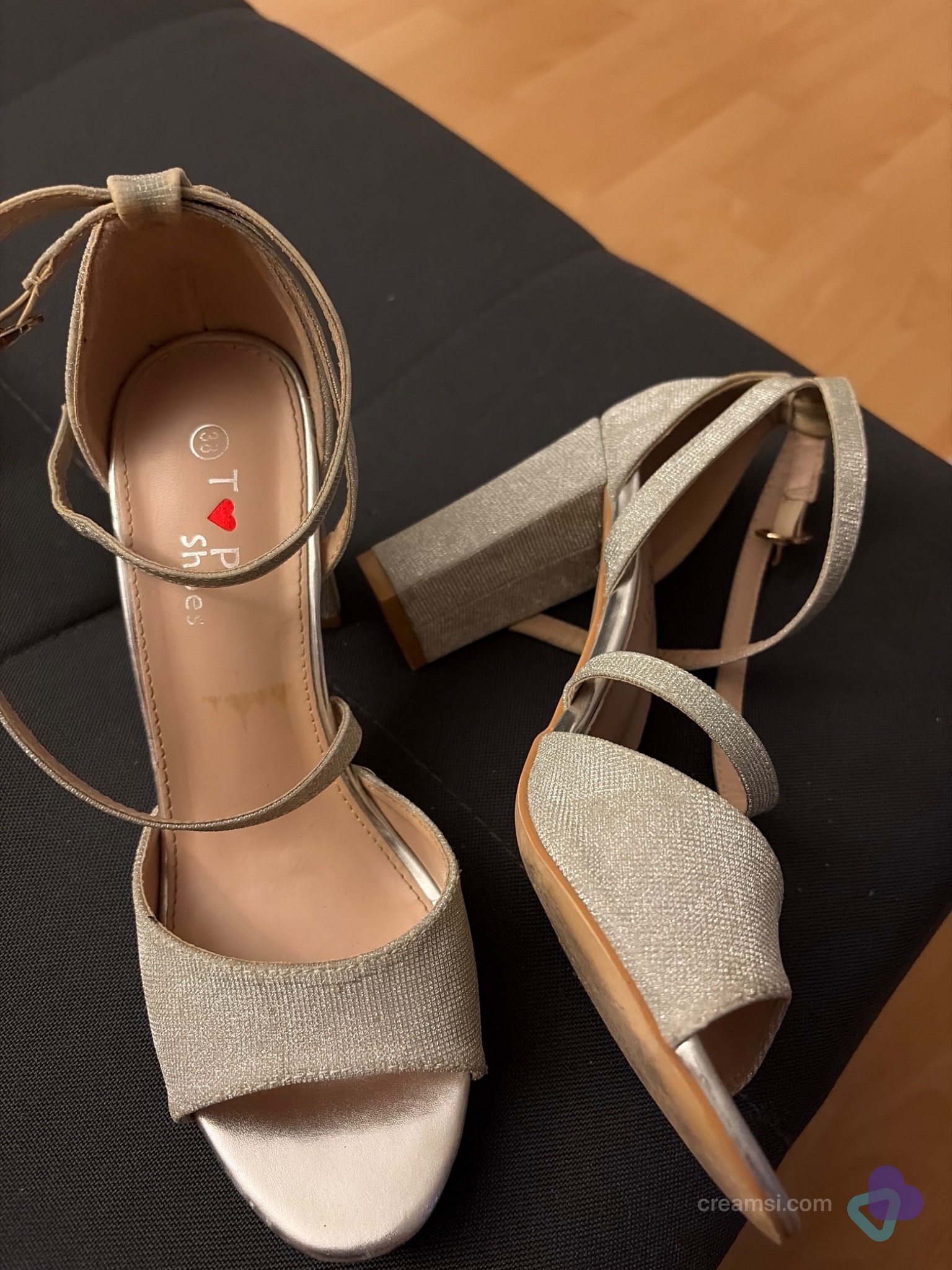 getragene High Heels