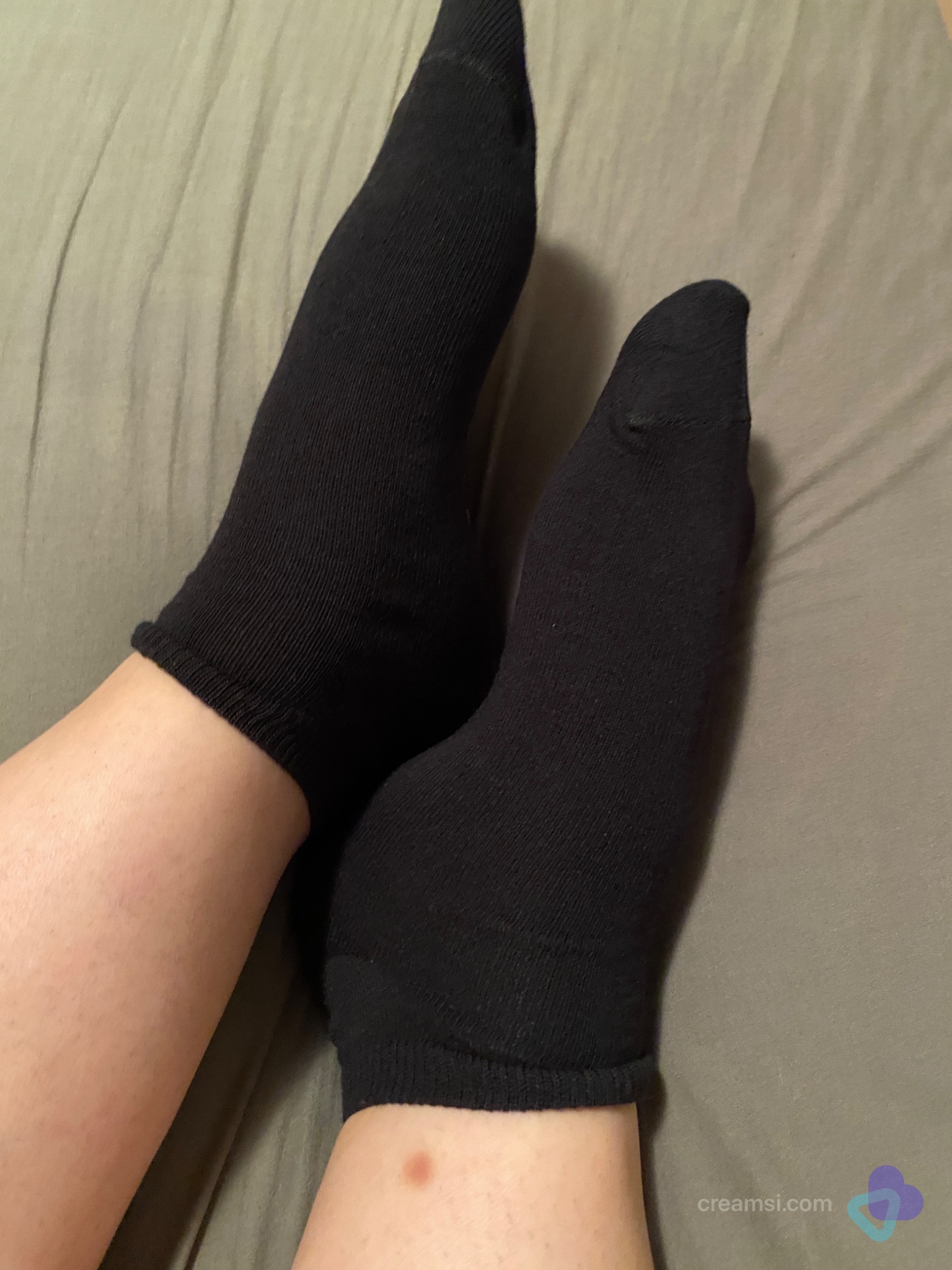 Schwarze Sneaker Socken