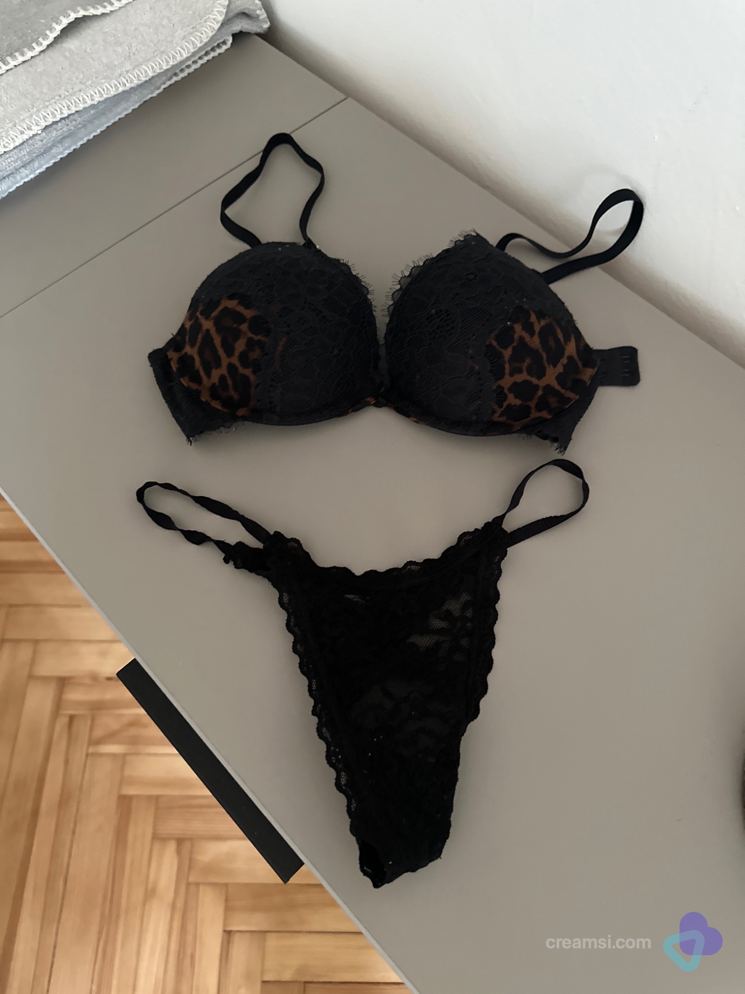 Leopard Lace Set