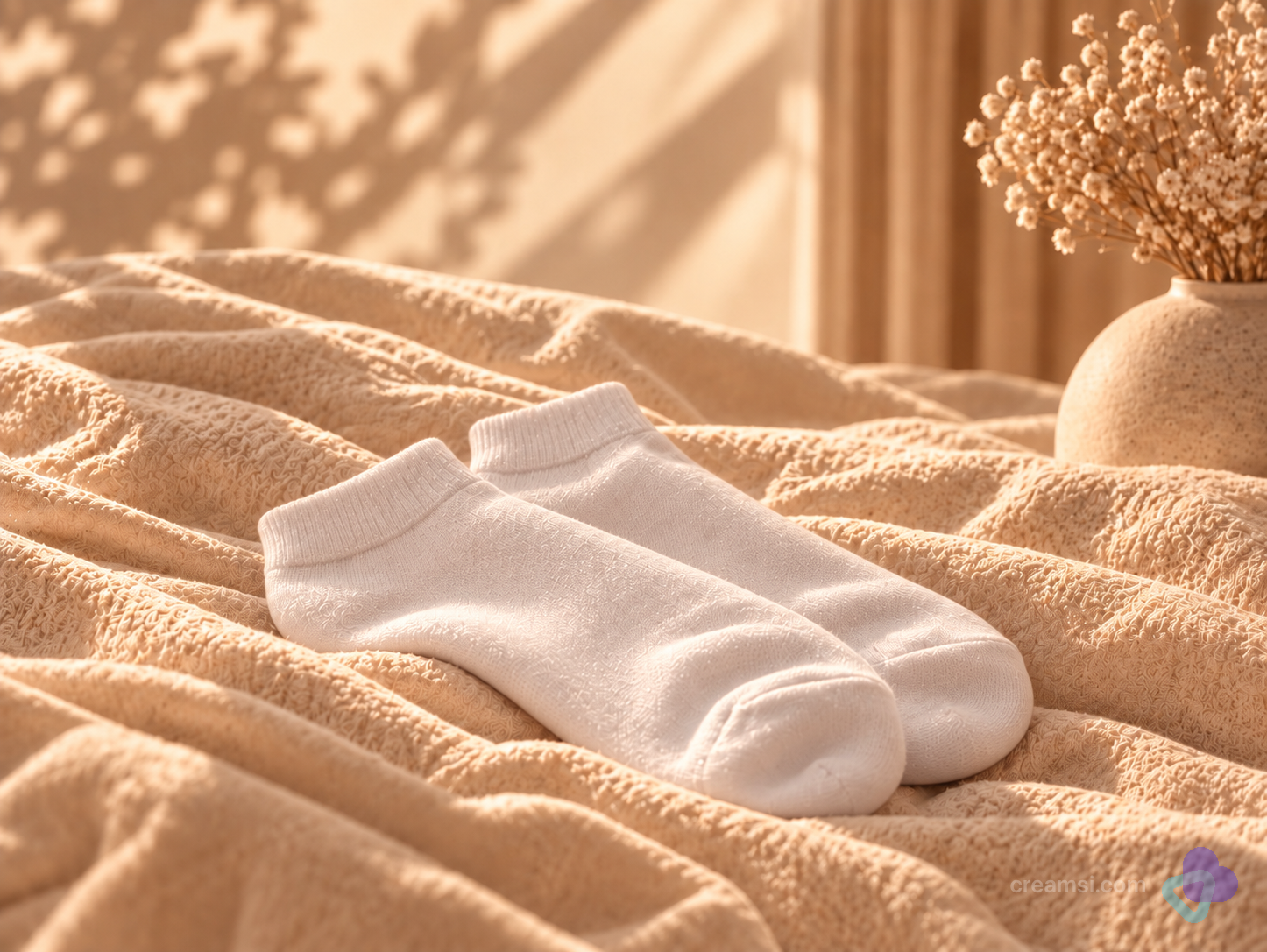 CLASSIC WHITE 🤍 | Getragene weiße Socken