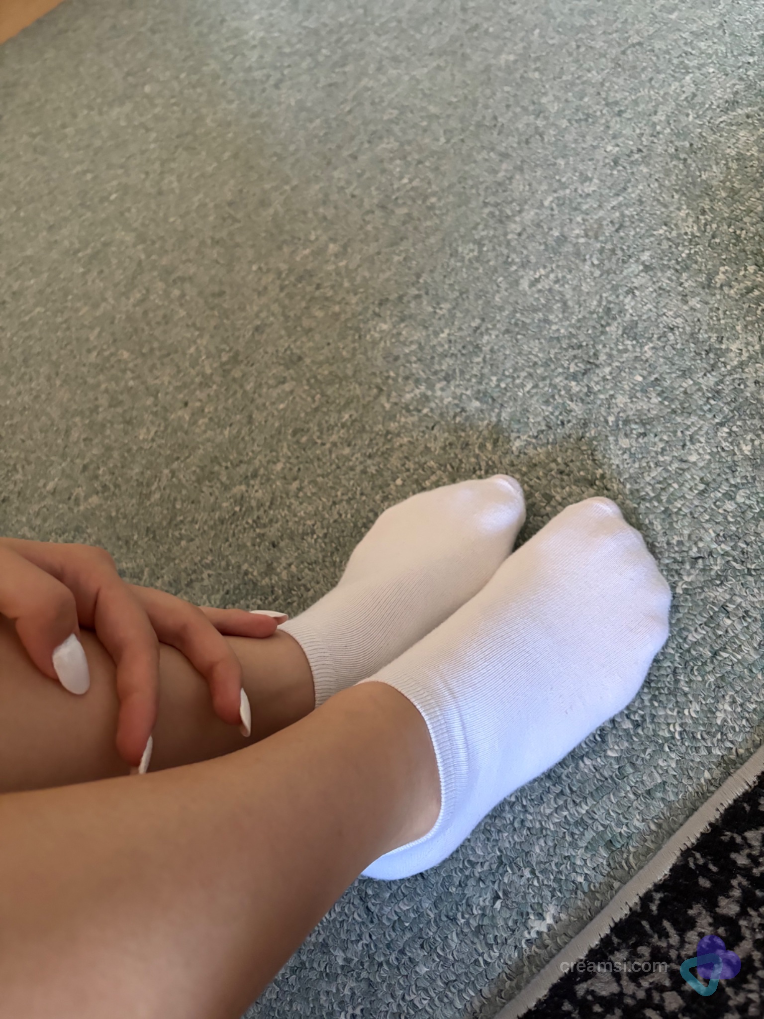 Klassische Weiße Sneaker-Socken