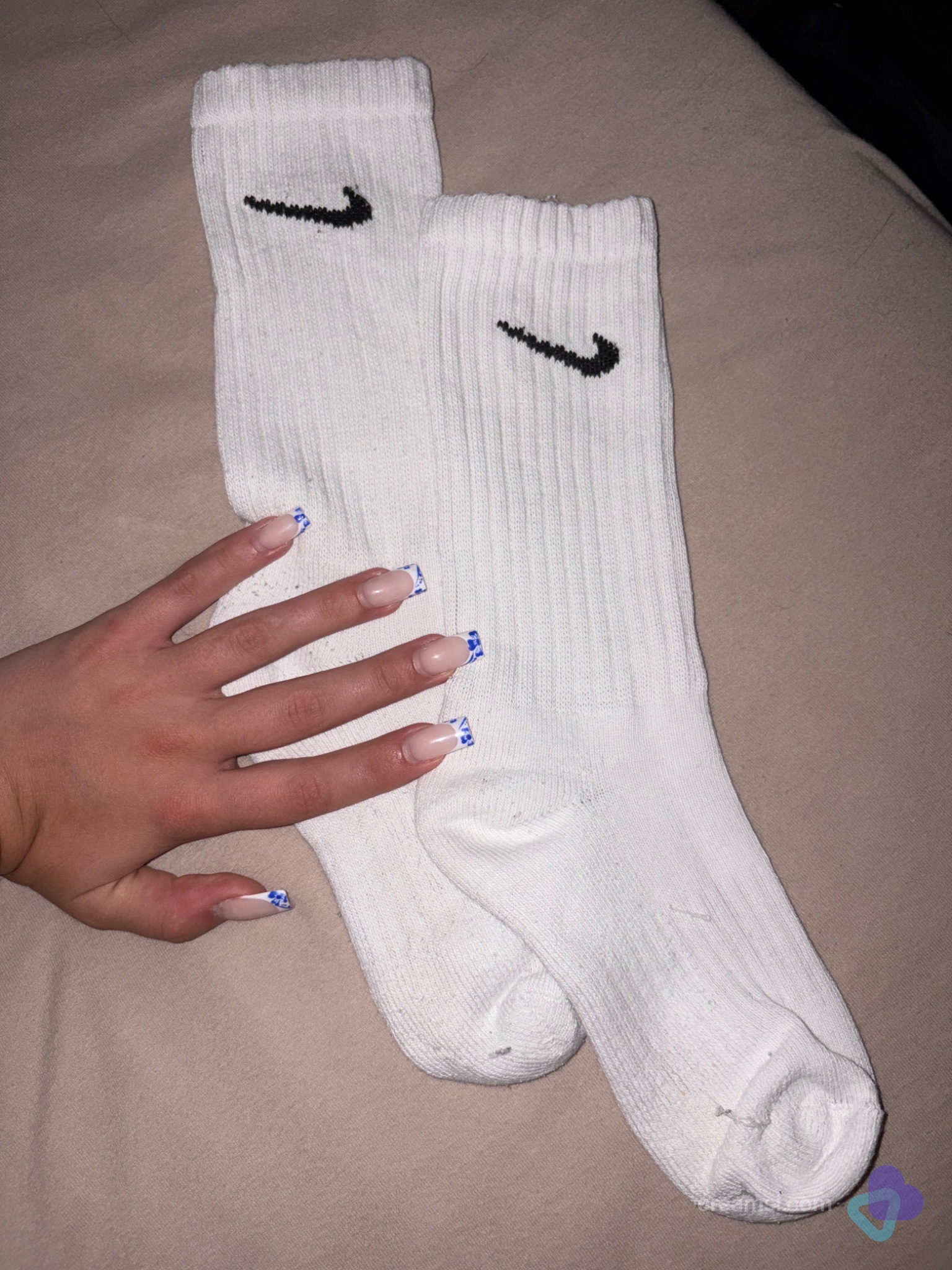 Classic Weiße Sport-Socken