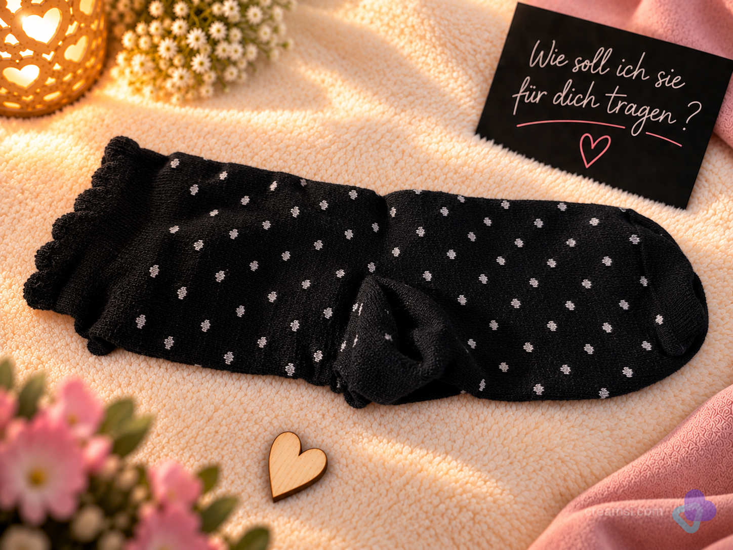 Süße Pünktchen Socken