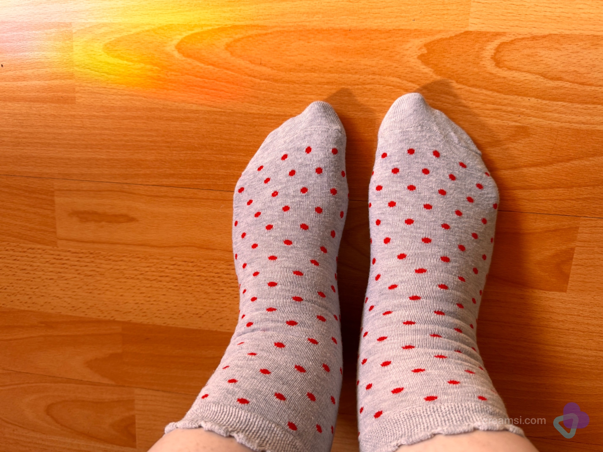 Erdbeeren Kuschelsocken