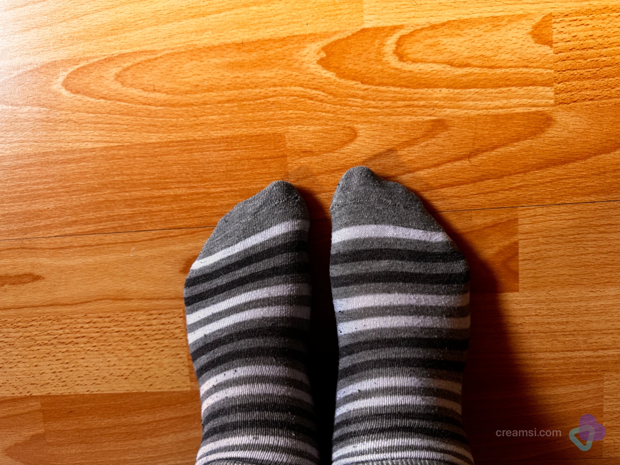 Gestreifte Komfort-Socken
