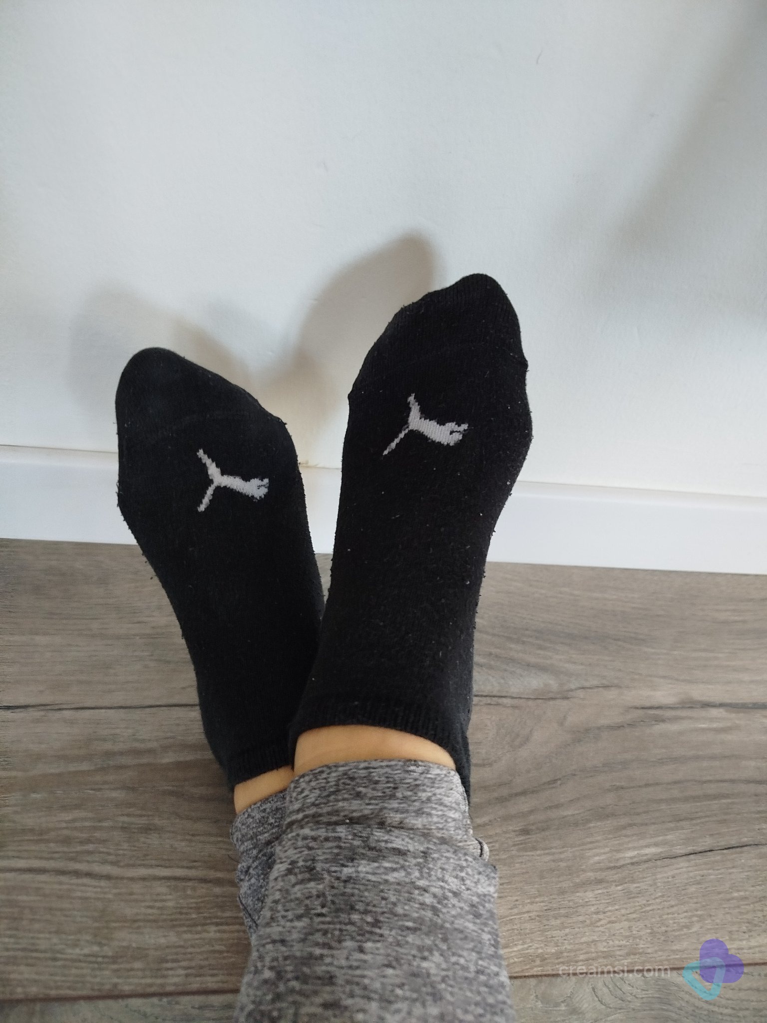 Schwarze puma Socken