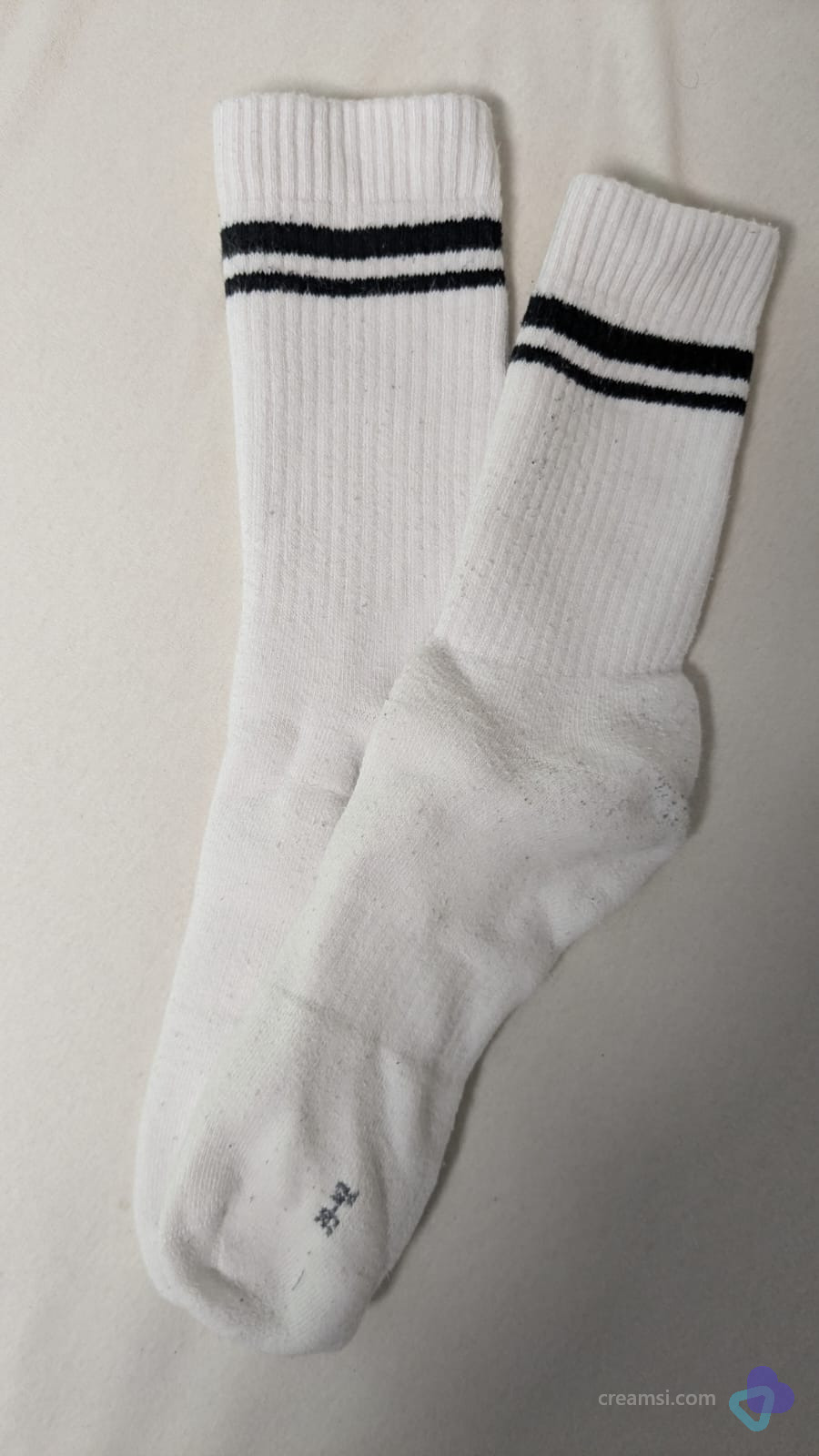 Retro Stripe Sportsocken🤍🖤