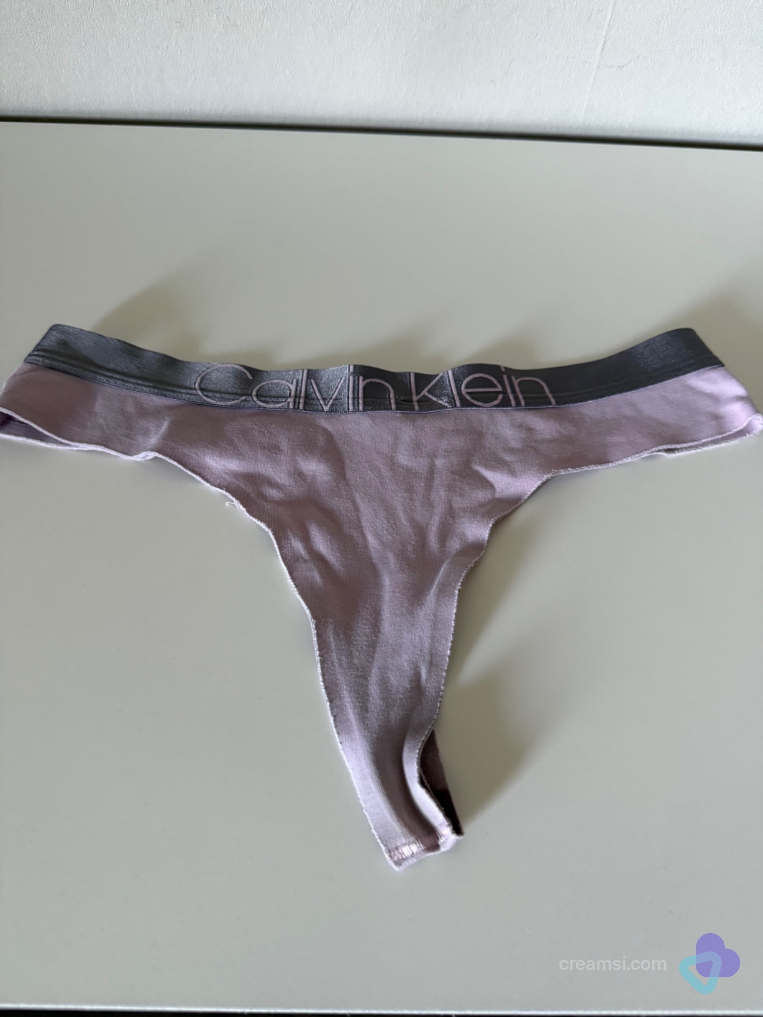 CK Lavender Luxe Thong