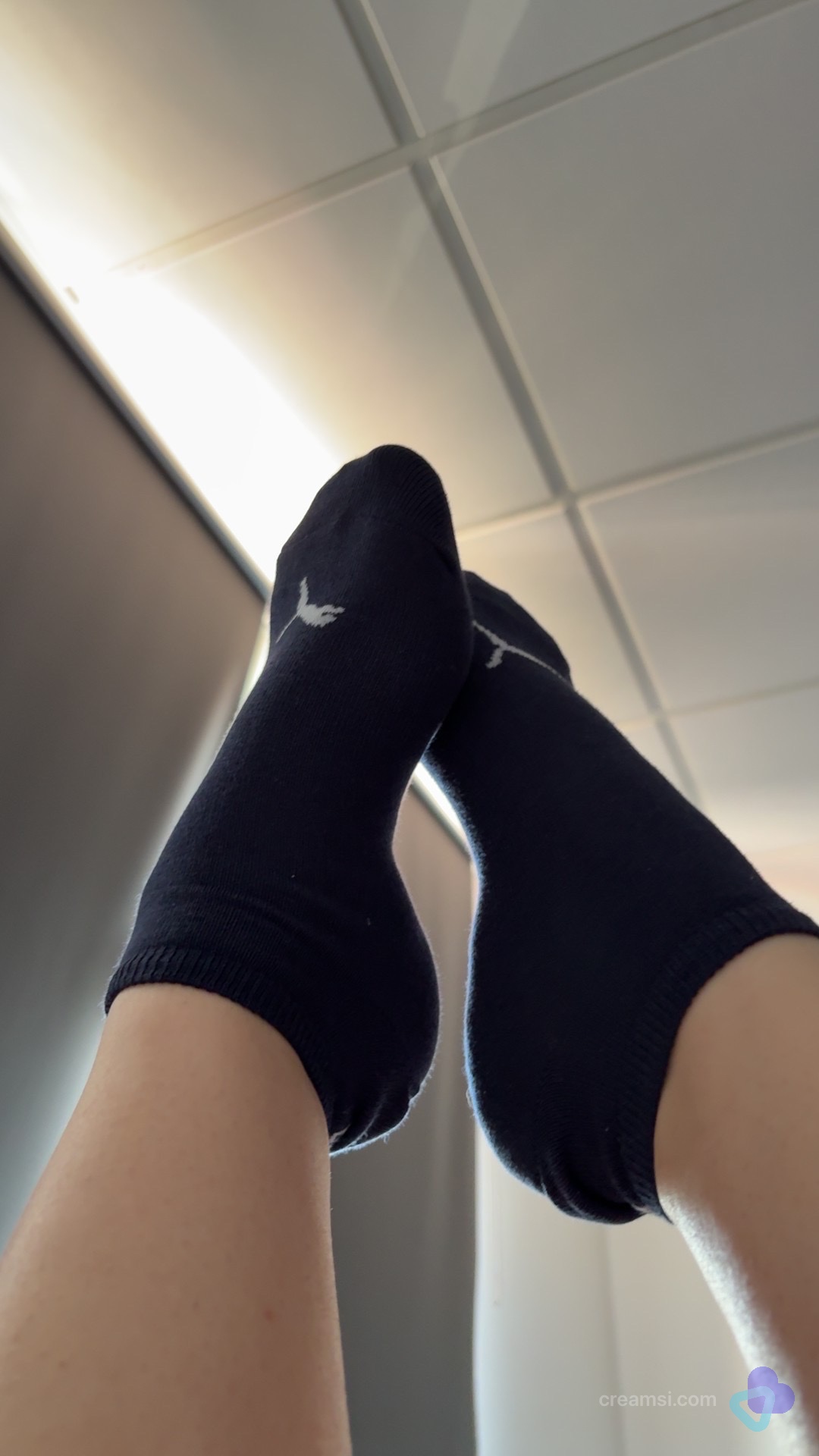 Elegante dunkelblaue Puma Sneaker-Socken