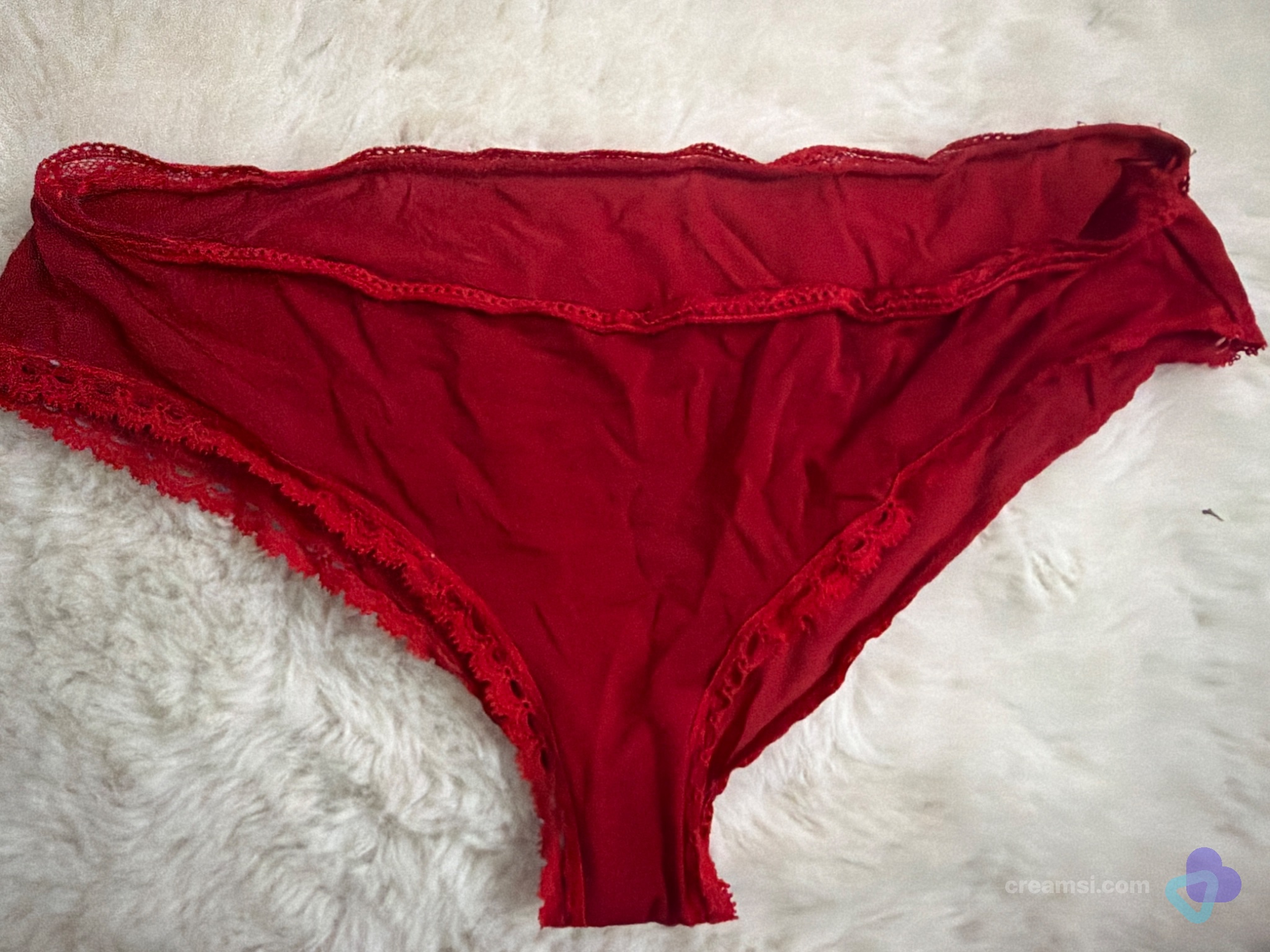 Rote Spitzen Unterwäsche