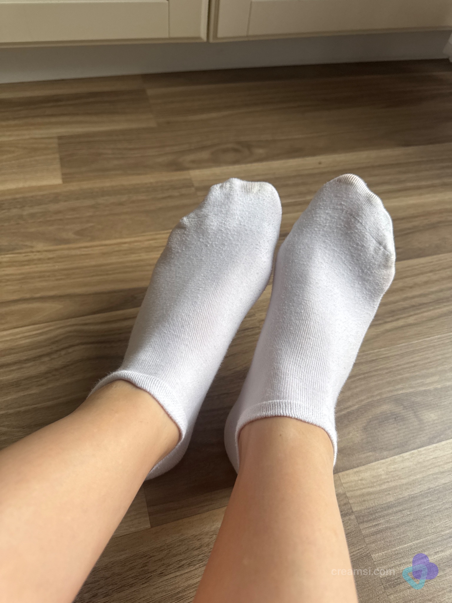 Klassische Weiße Kurzsocken