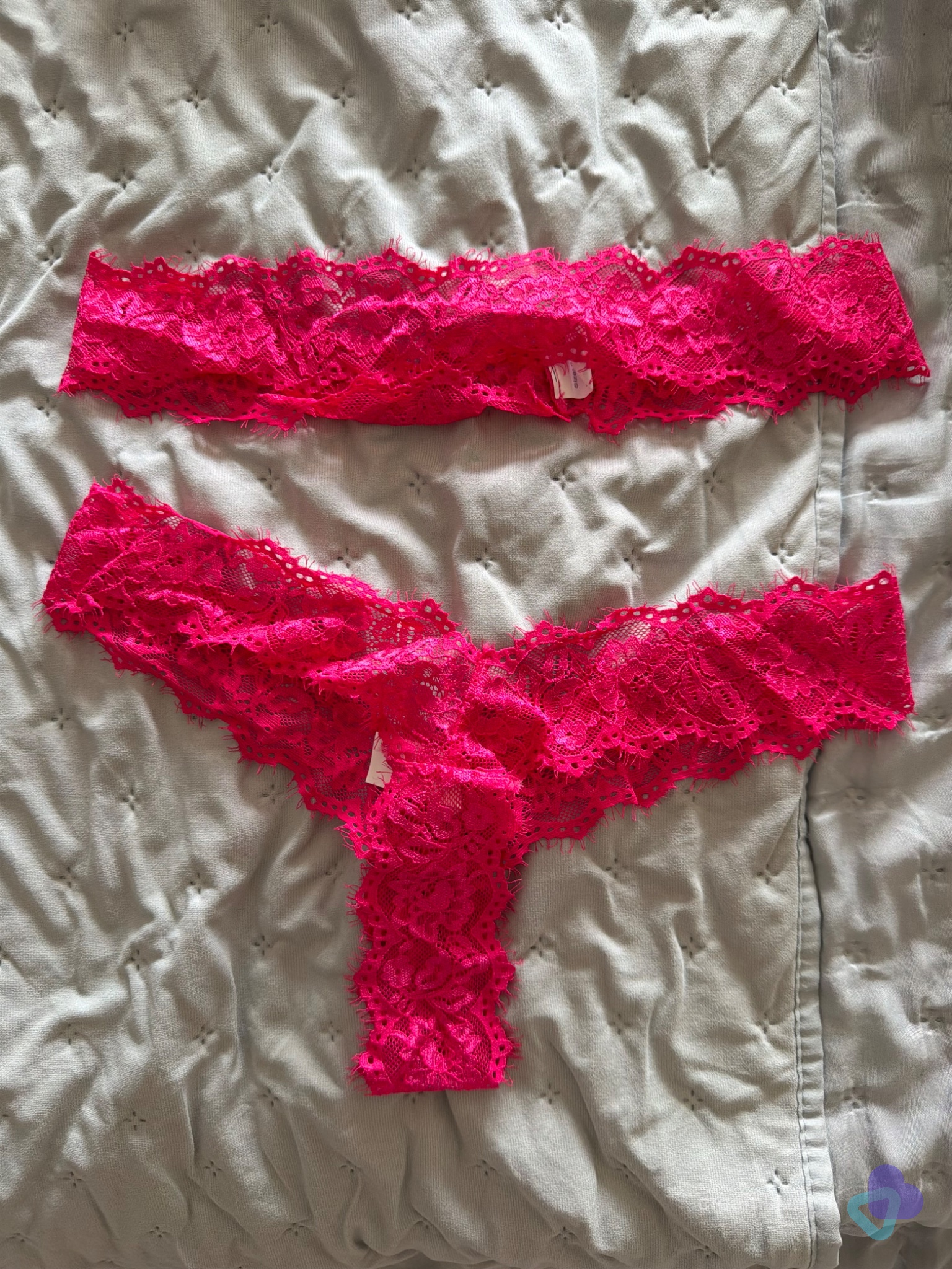 Pink Spitzenset Luxe