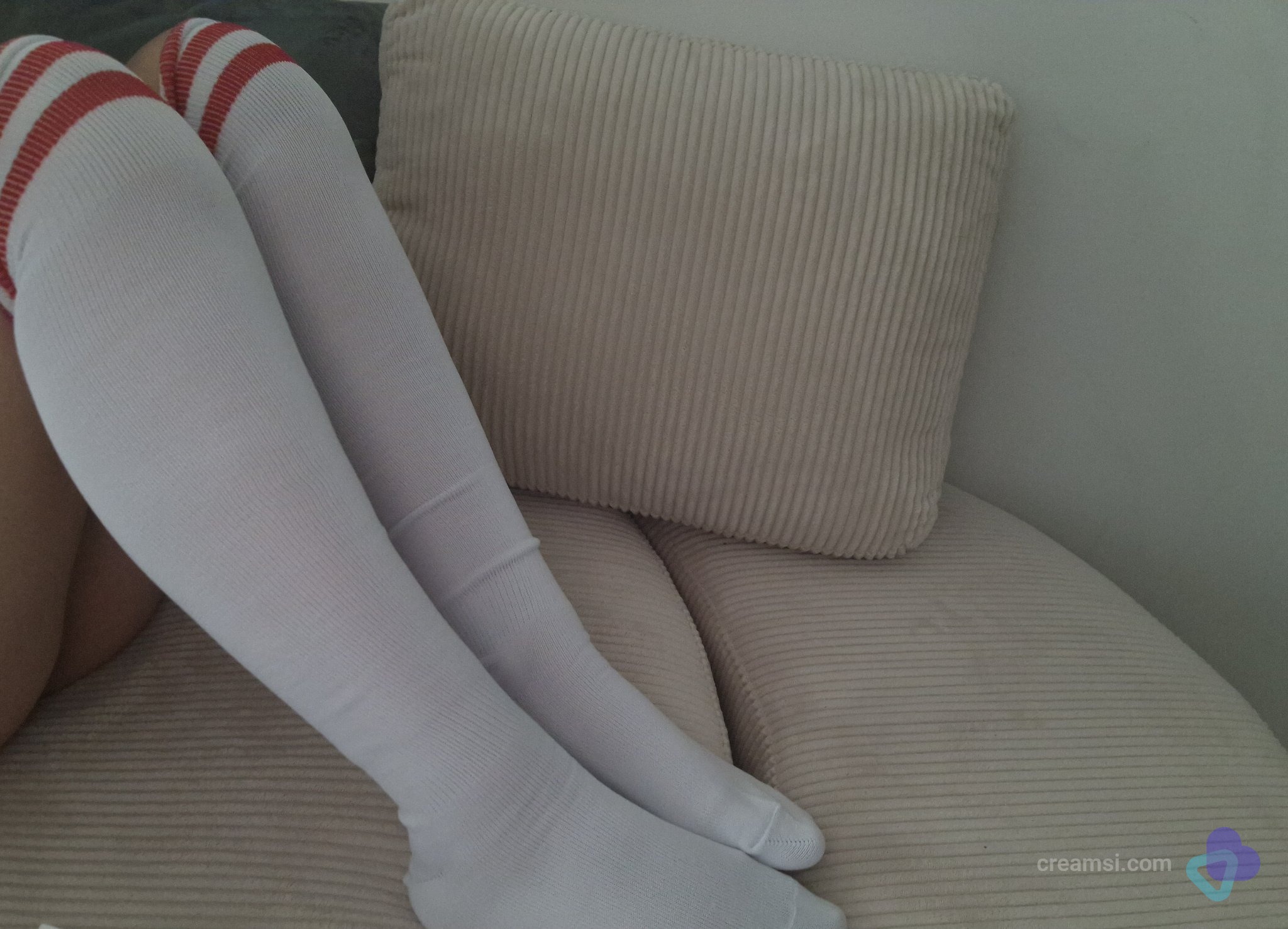 Retro Stripes Kniestrümpfe