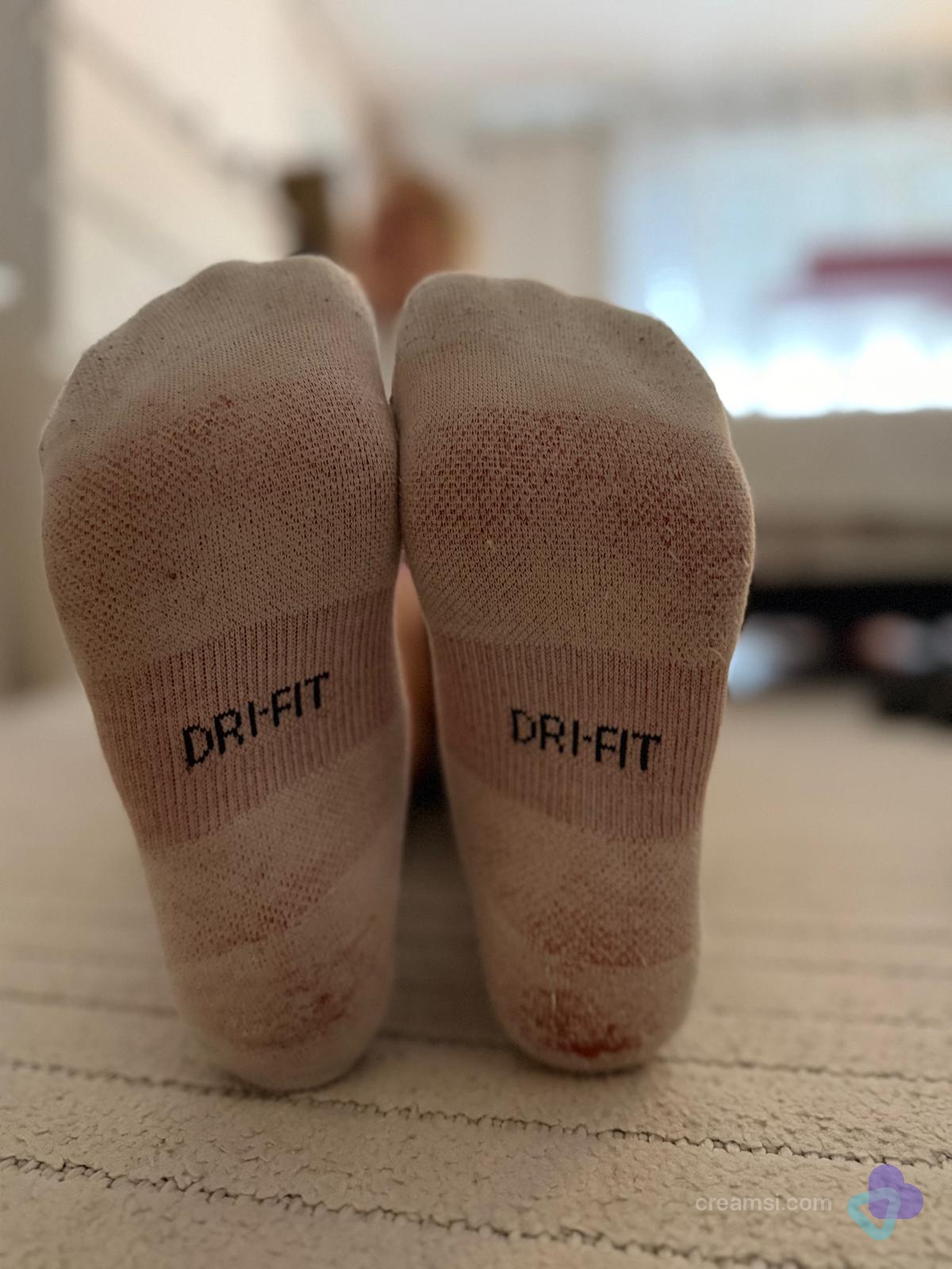 Nike Rosa-Beige Socken
