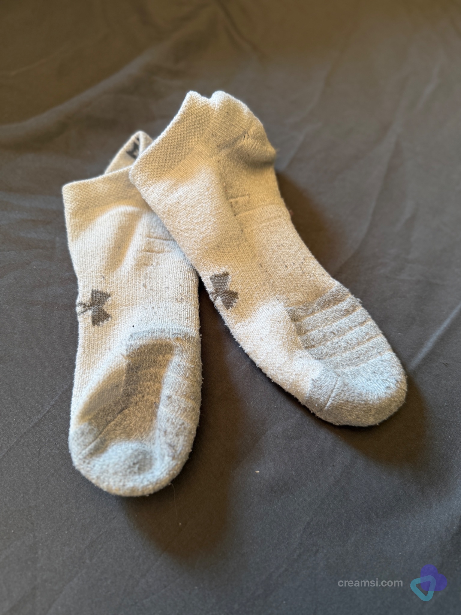 Weiße Sneaker Socken Größe 40 getragen