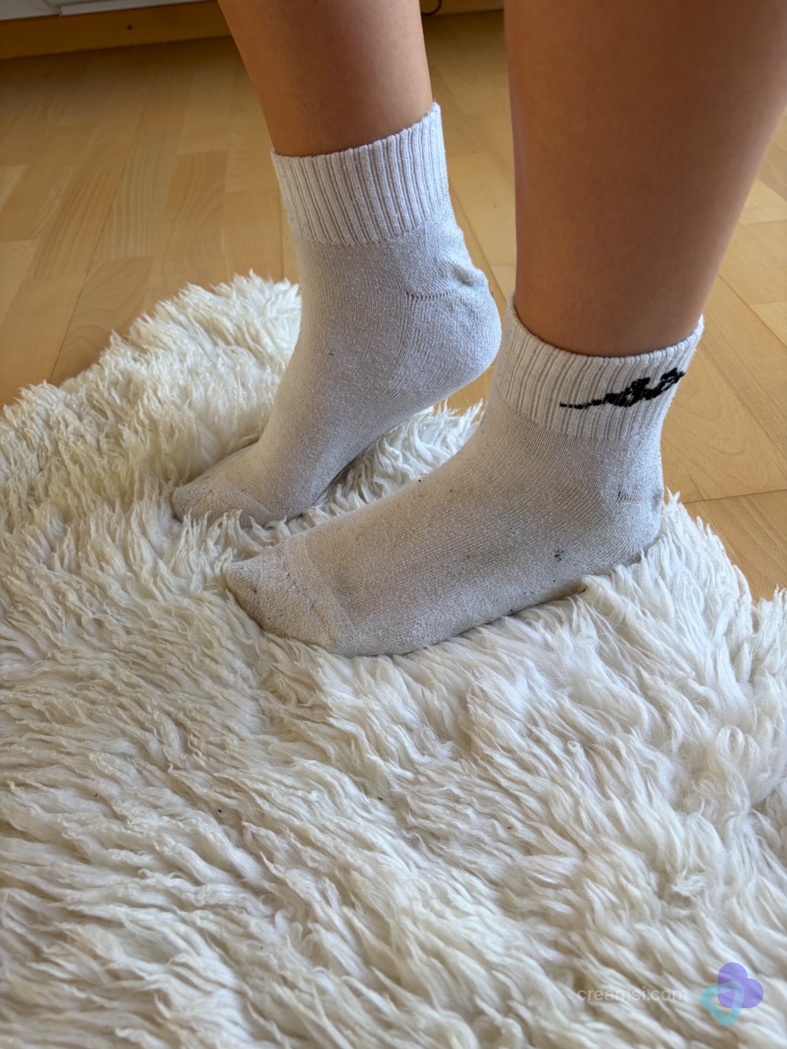 Weiße Kappa Socken