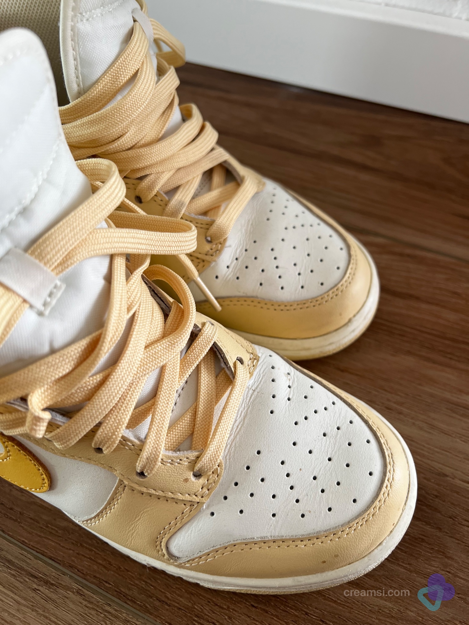 Cream Vanilla High-Top Sneaker