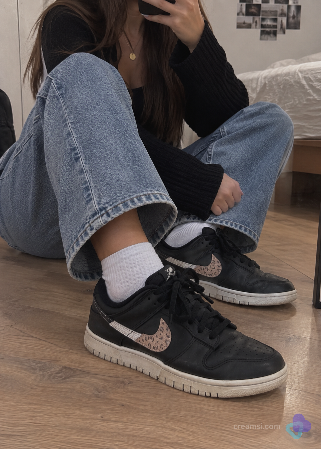 Well worn ♥️ Sneaker Schwarz Leo Print