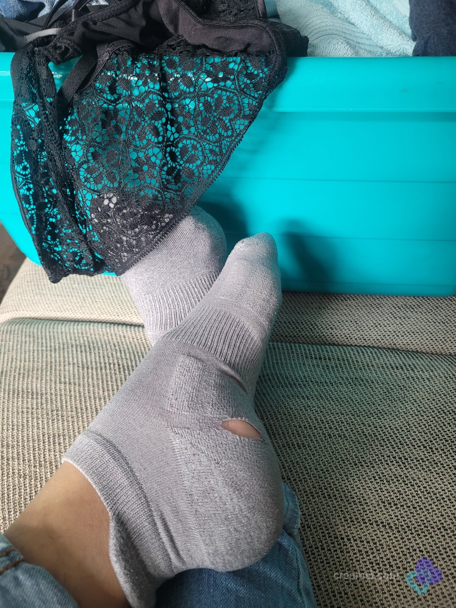 Sport Socken Grau