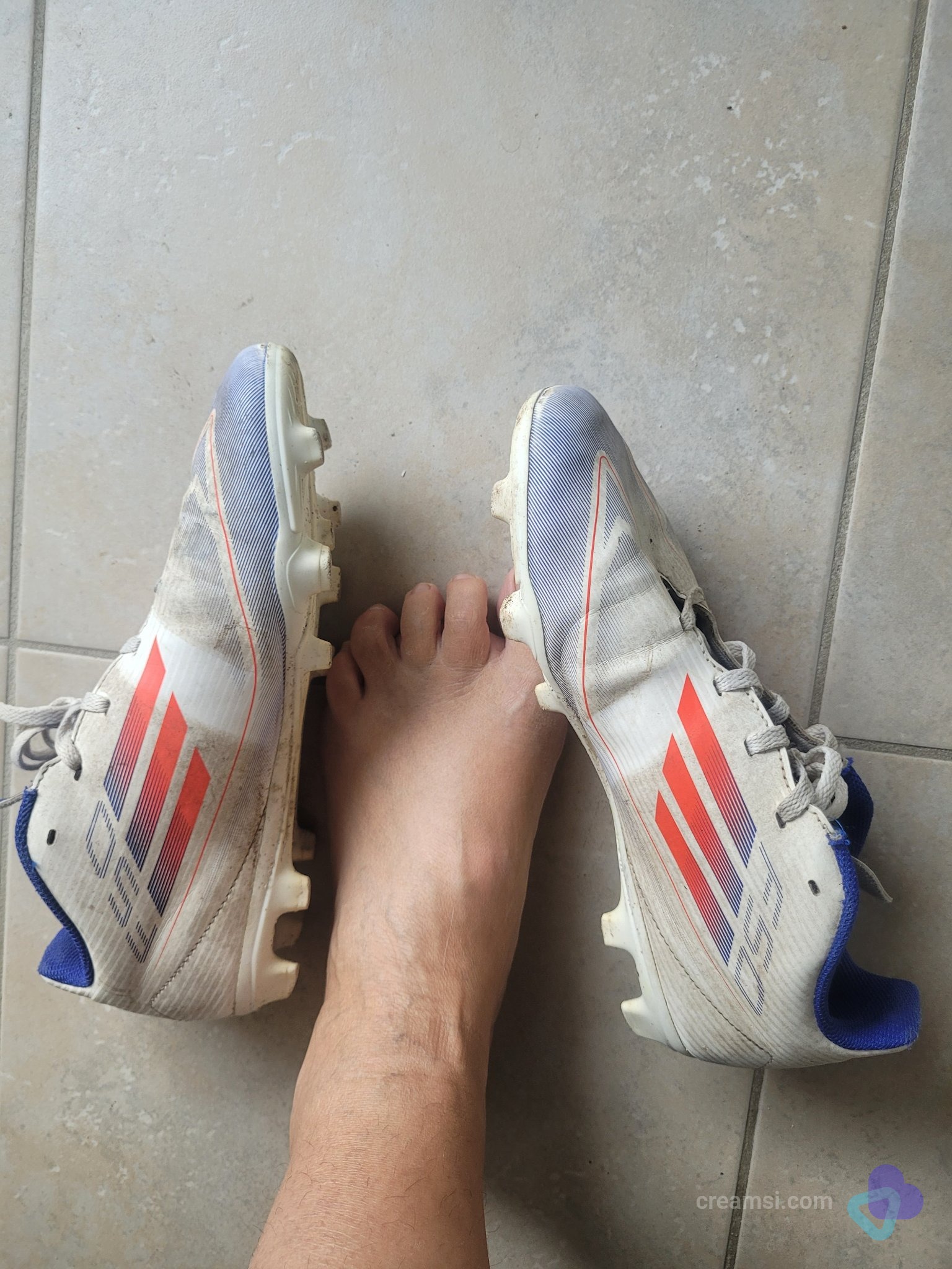 Getragene Fußballschuhe  Adidas