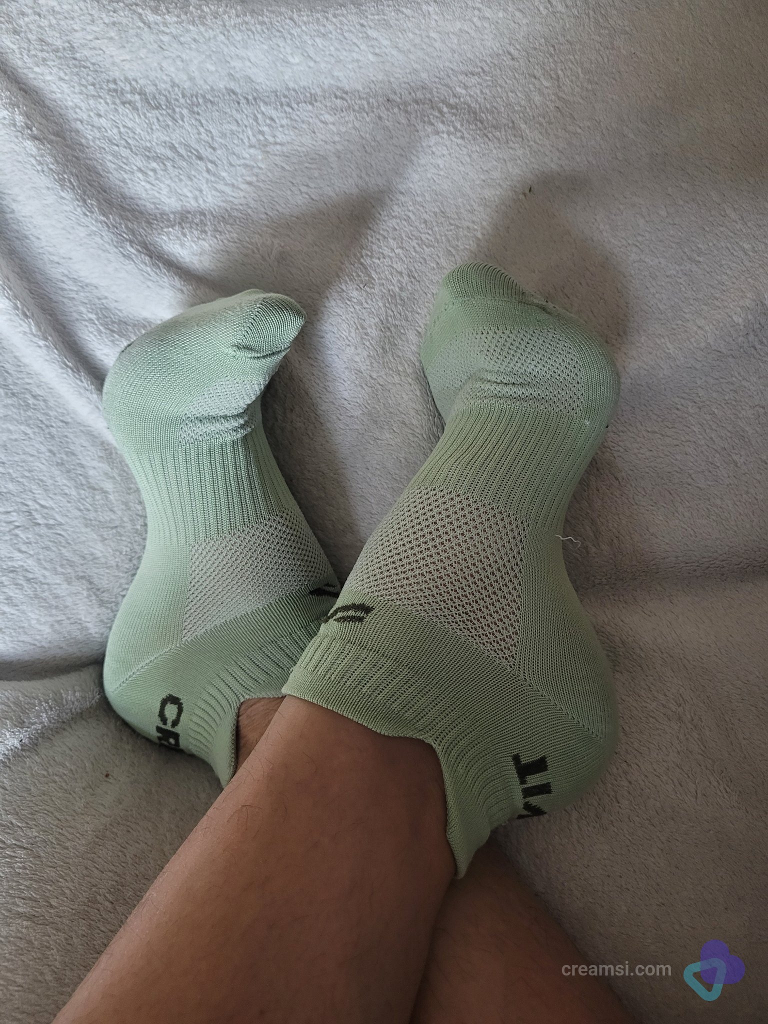 Mint – getragene Sneakersocken