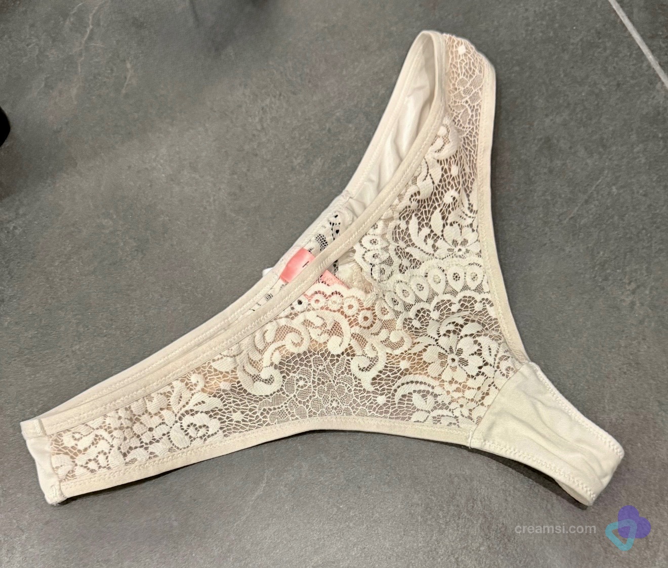 Eleganter Spitzen-Tanga Weiß Hunkemöller