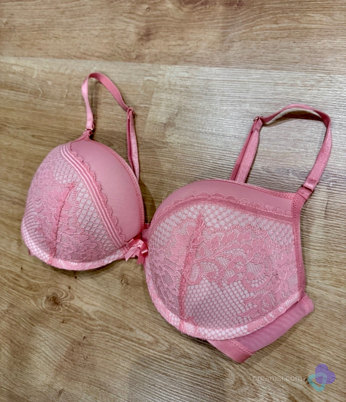 Rosa Spitzen BH Hunkemöller