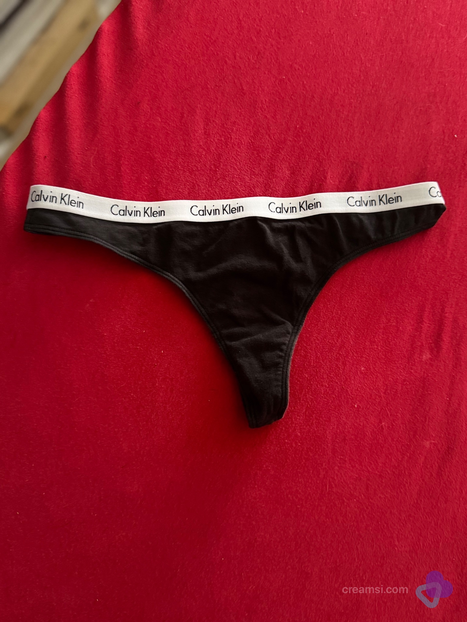 Calvin Klein schwarzer String