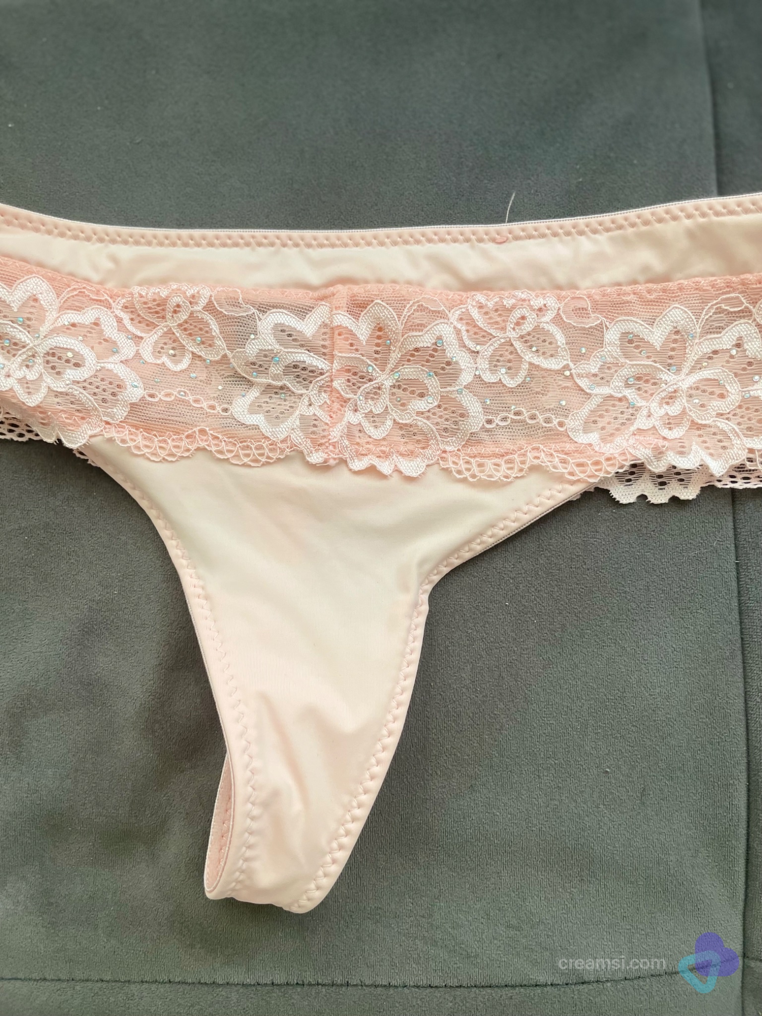 Rosé Lace String Spitze