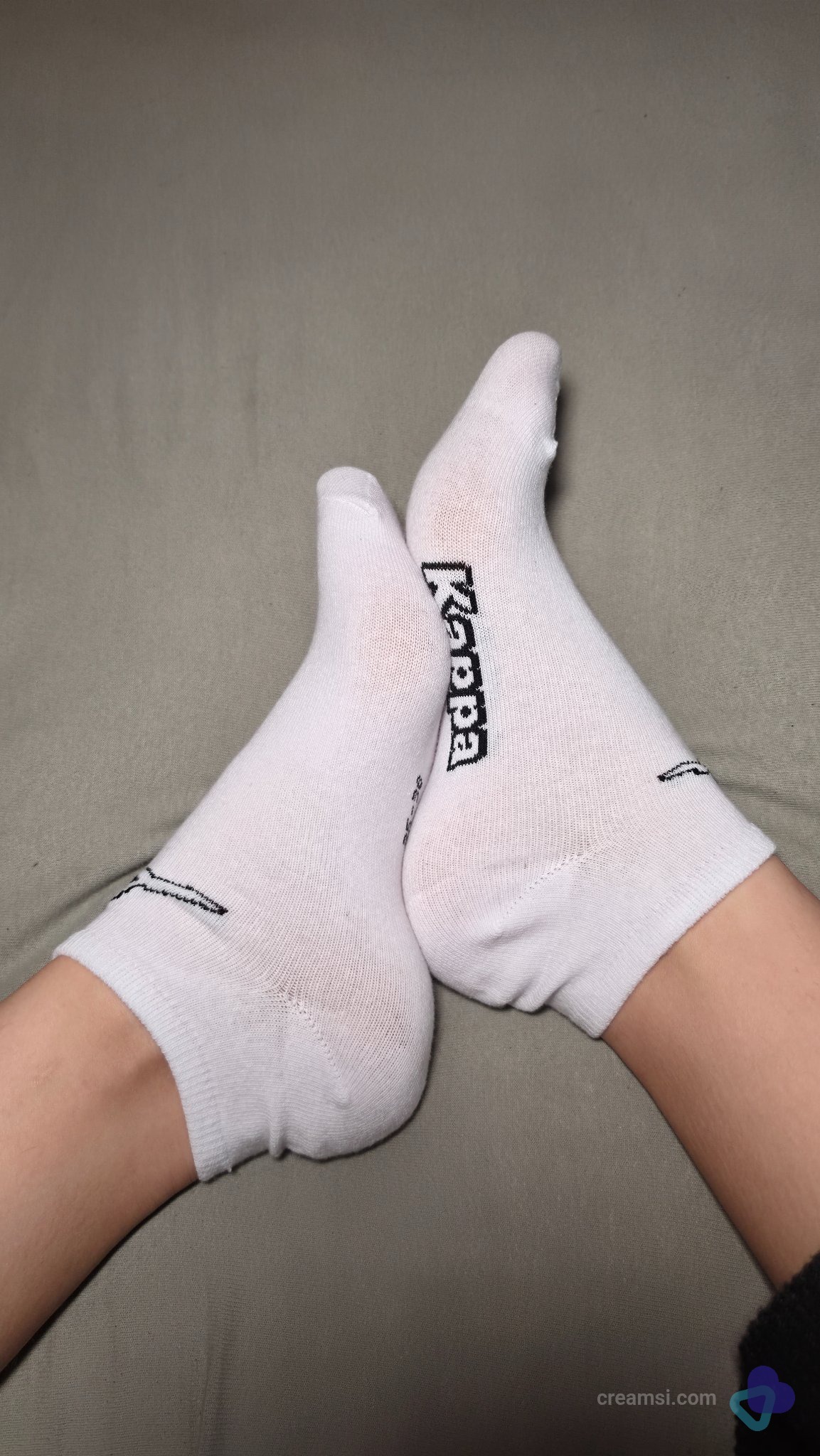 Weiße Kappa Sneaker-Socken 🤍 | Gr. 35–38 | frisch getragen