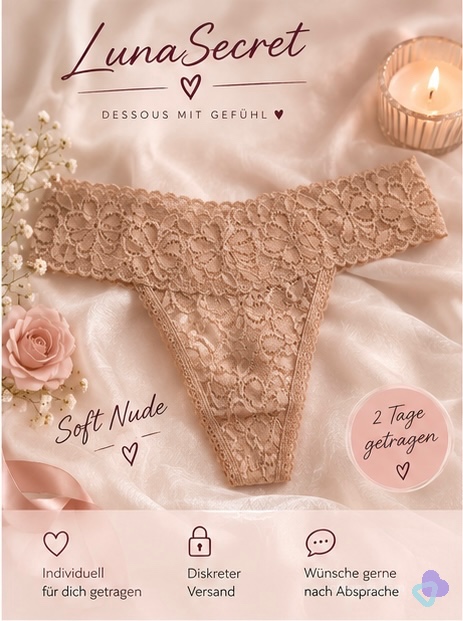 🤎 Soft Nude | 2 Tage getragen | MyLunaSecret ♡