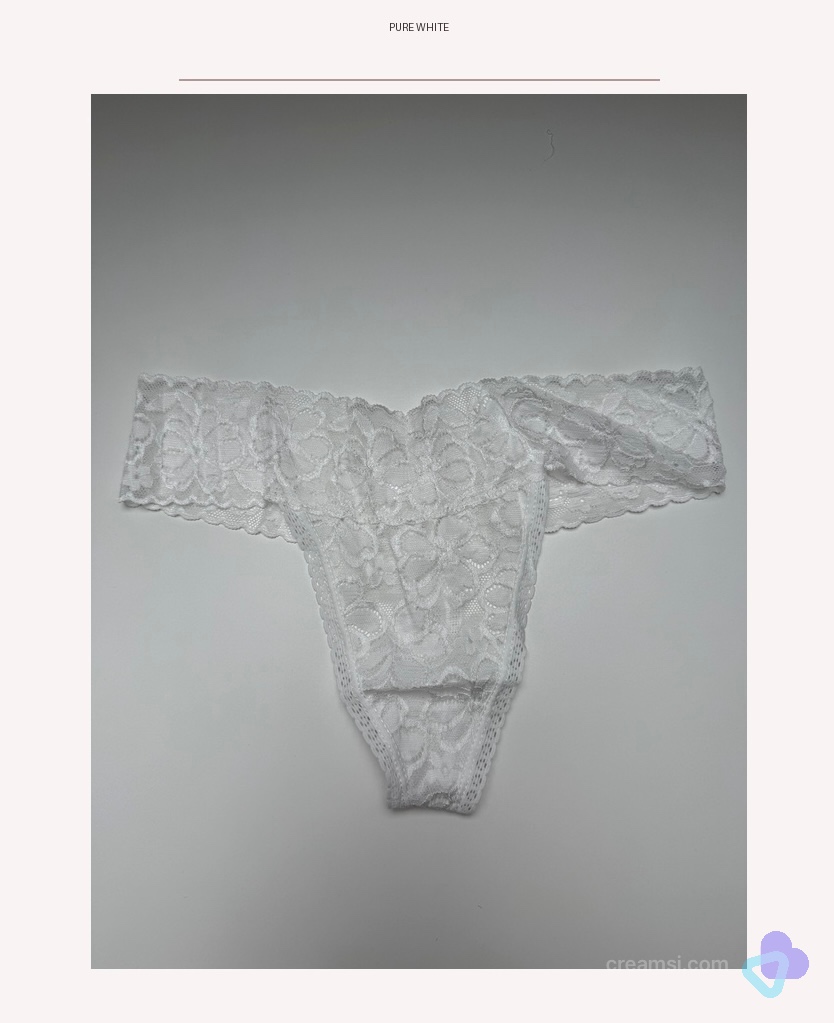 Weißer Spitzen String - pure White - MyLunaSecret ♡