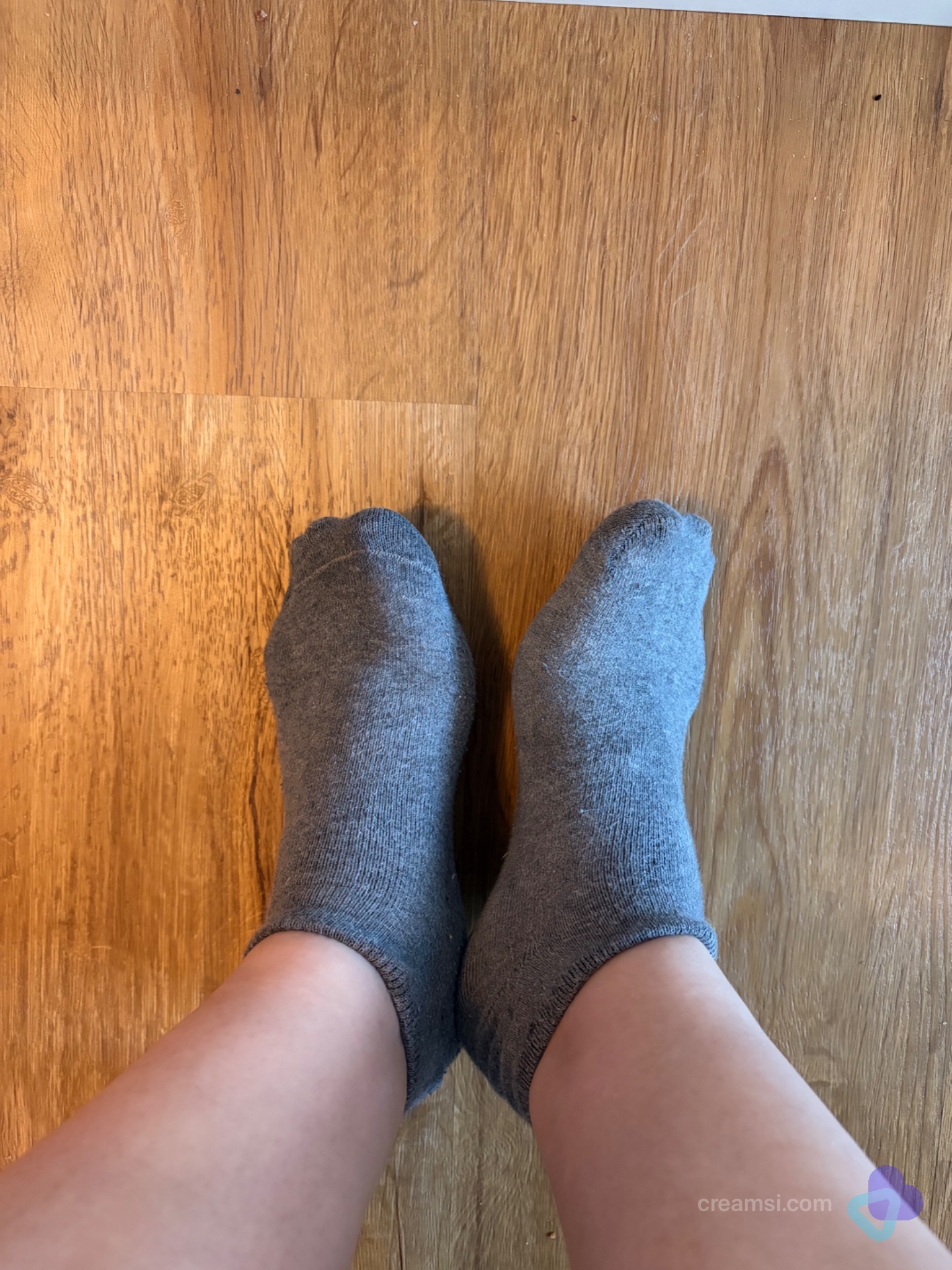 Graue Socken