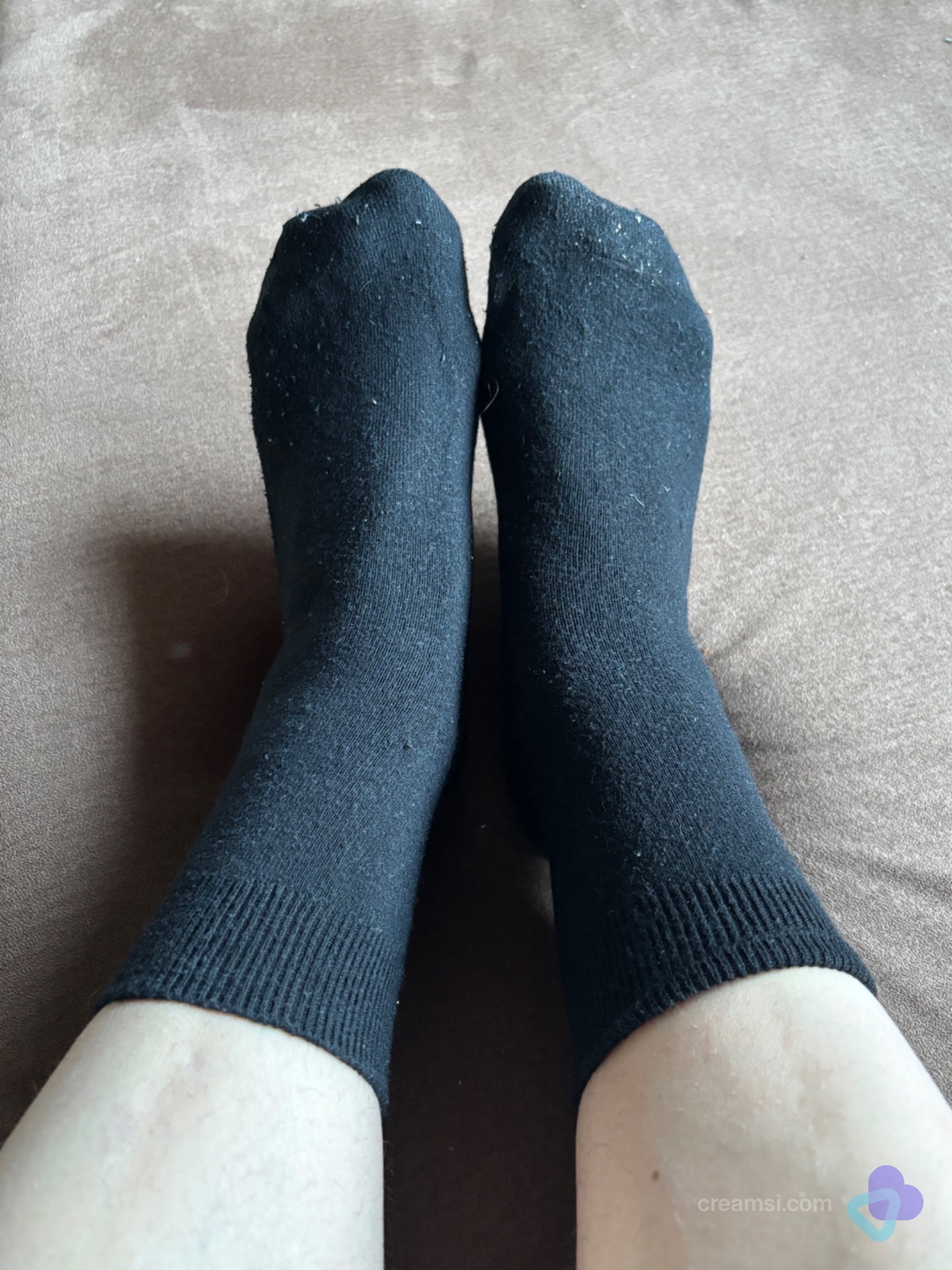 Klassische Navy Crew Socken