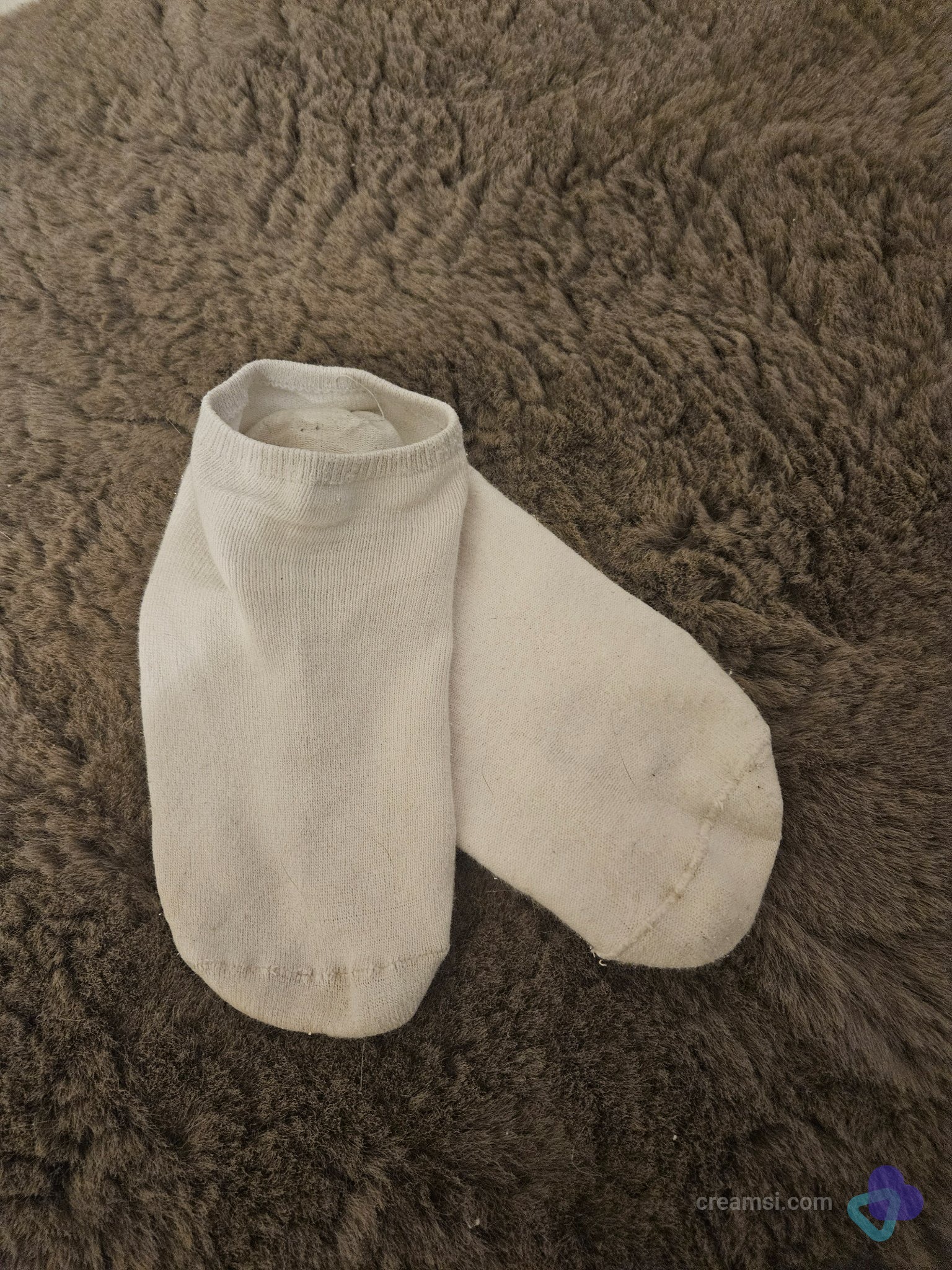 Weiße Sneaker-Socken in Größe 39