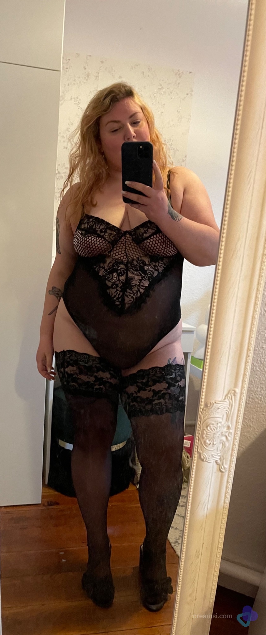 Schwarzes Spitzen  Set