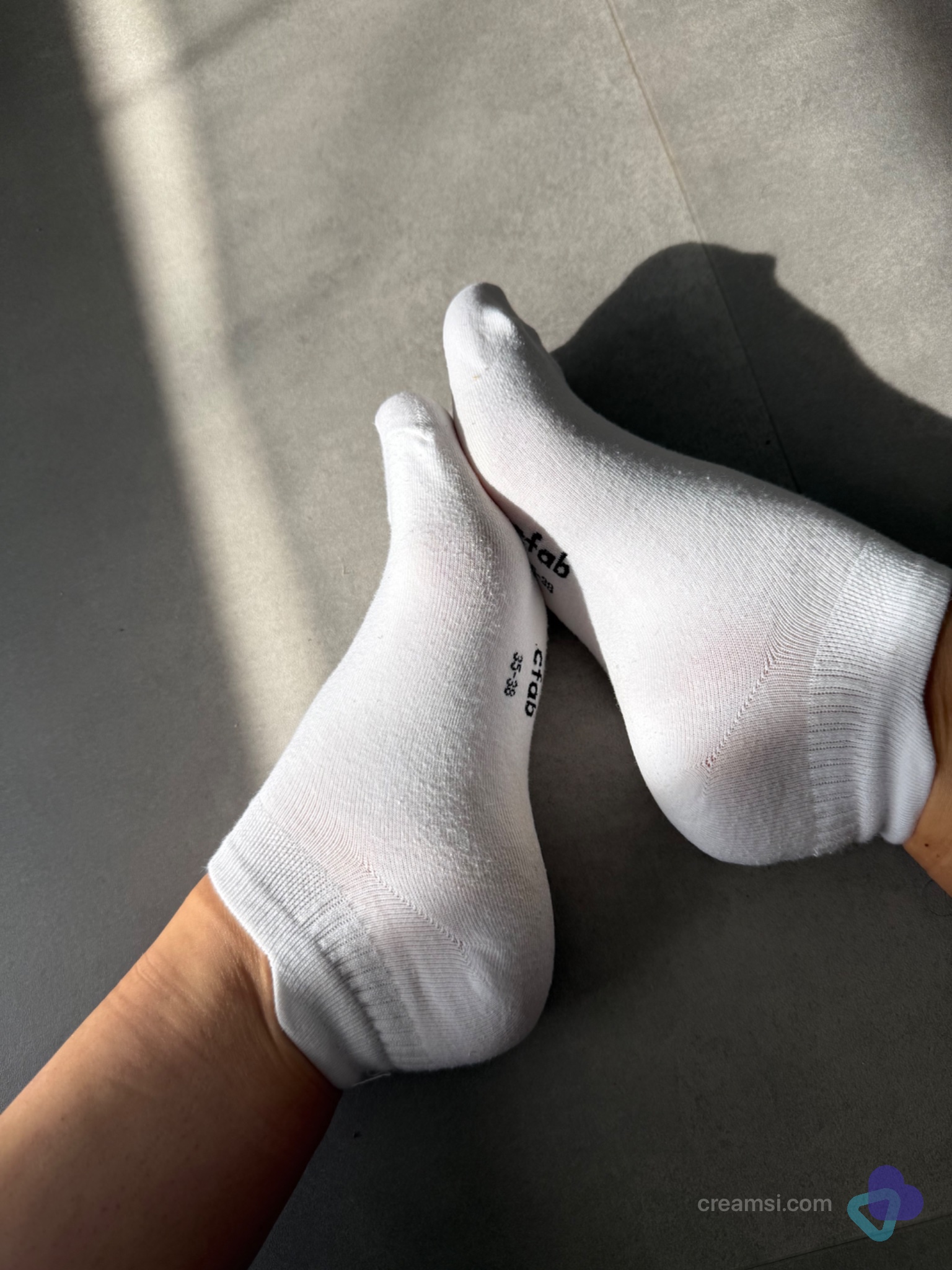 Weiße Sneaker Socken
