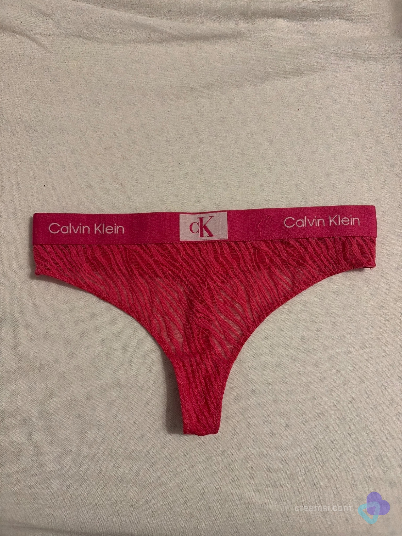 Calvin Klein Tanga in Pink mesh