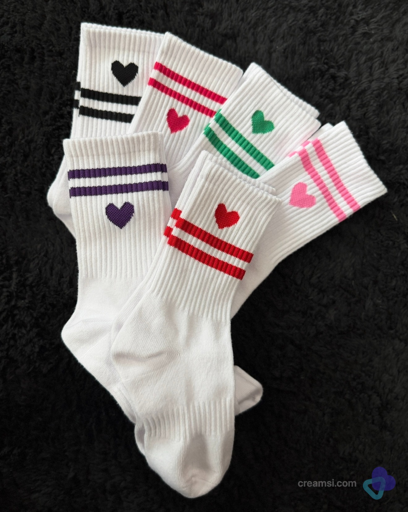 ❤️ Sweet Hearts – getragene Tennissocken nach Wunsch