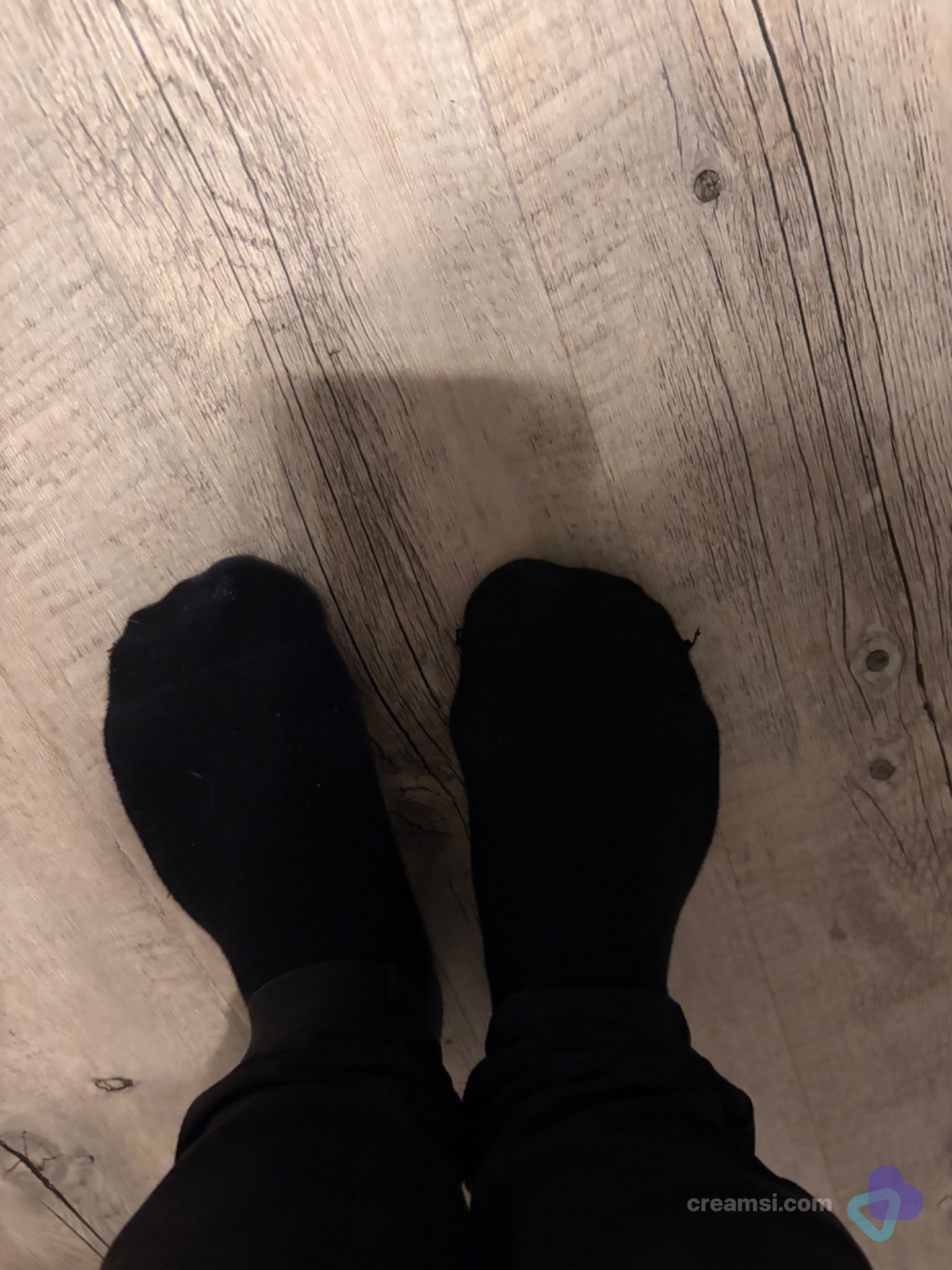 Schwarze Sneakersocken