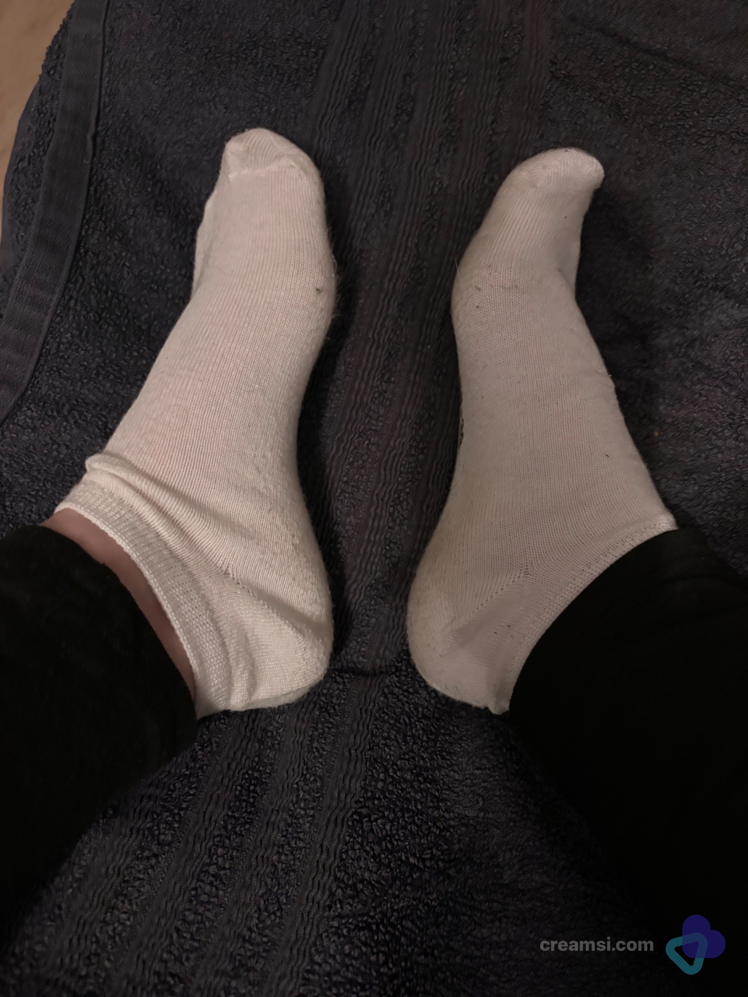 Getragene Socken