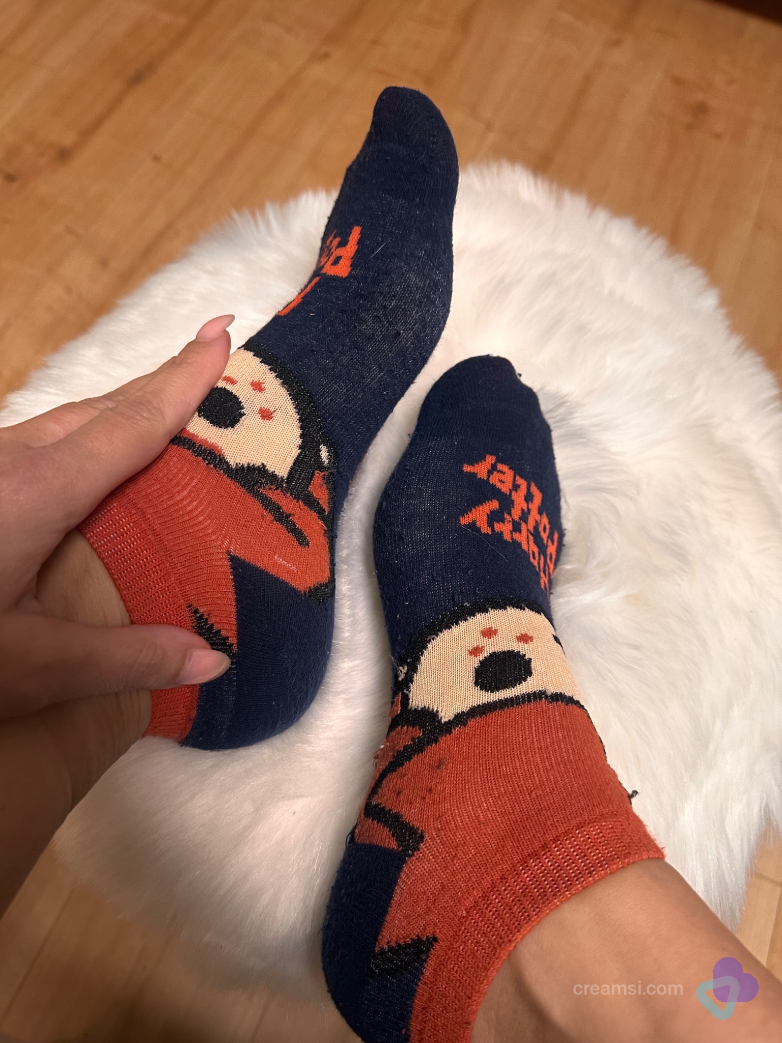 Magic Potter Socken getragen