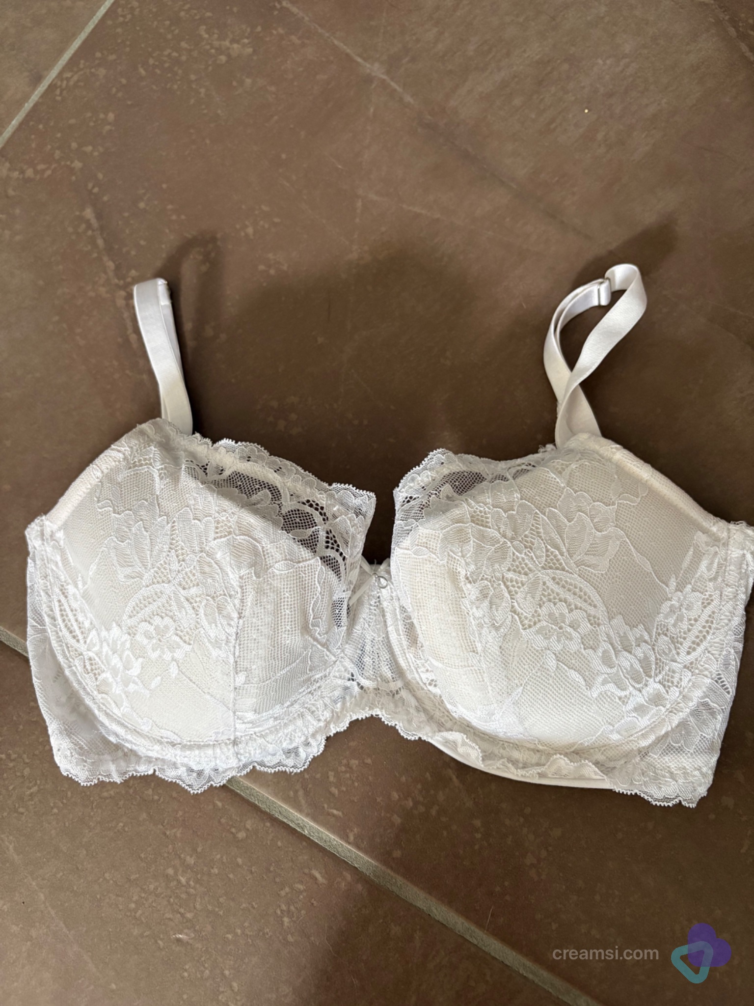 Elegante Spitzen-BH Weiß