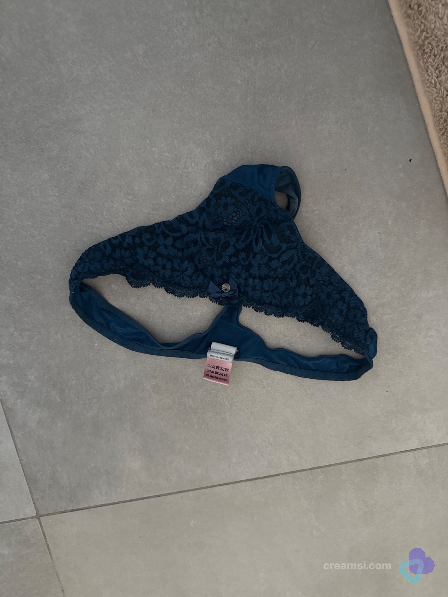 Blauer Tanga Hunkemöller