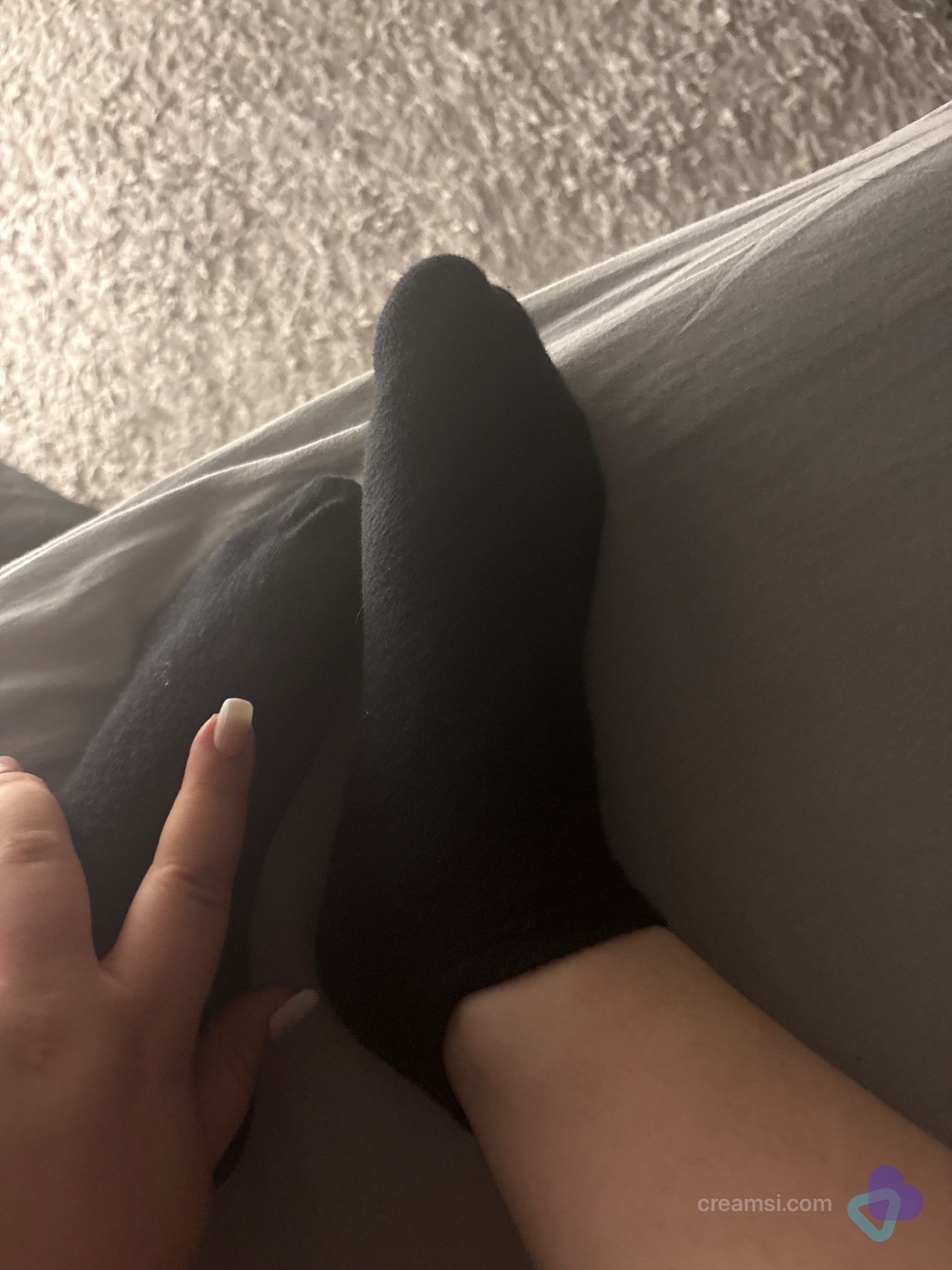 Klassische Schwarze Kuschelsocken